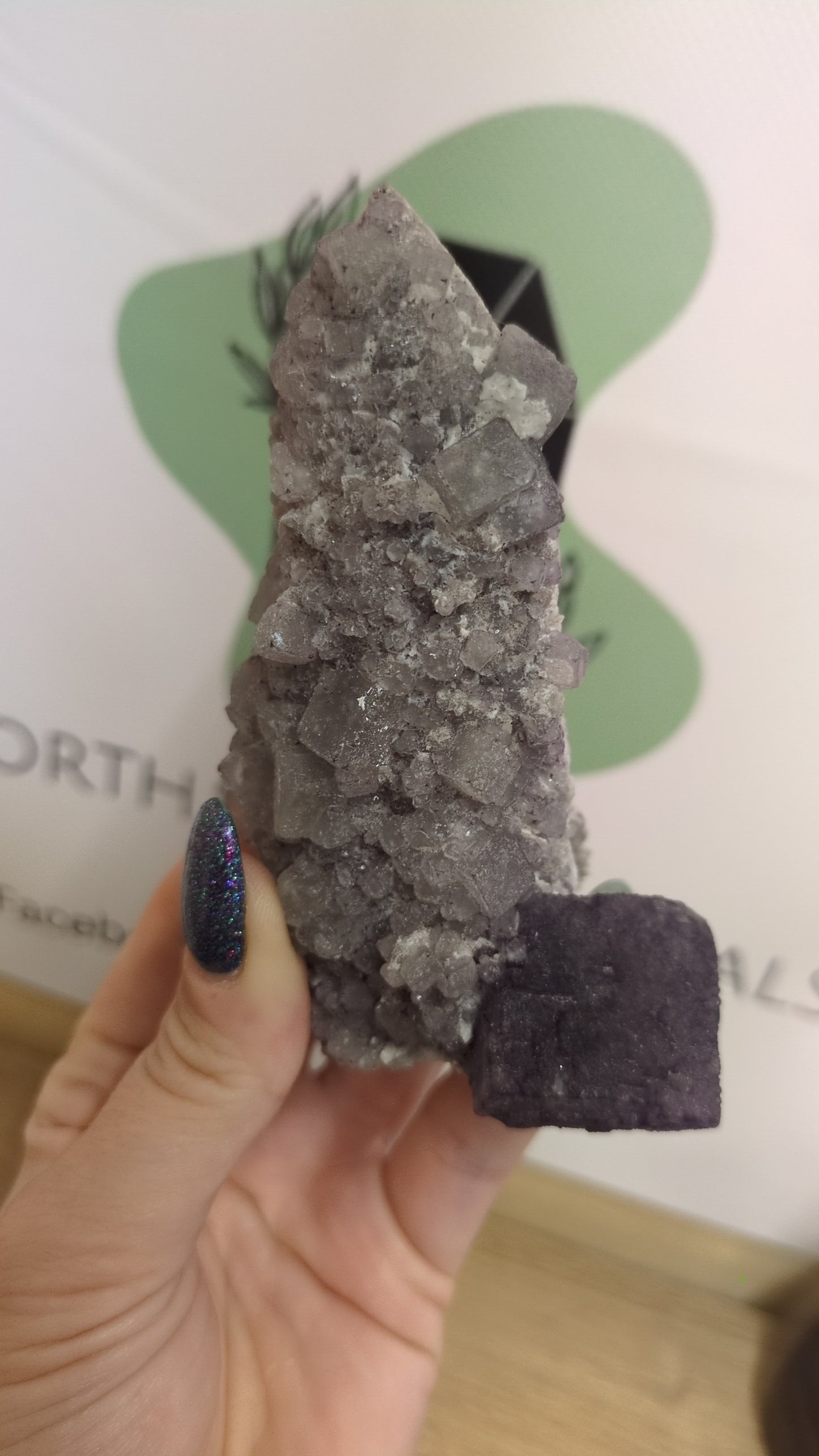 Flourite & candle quartz ✨