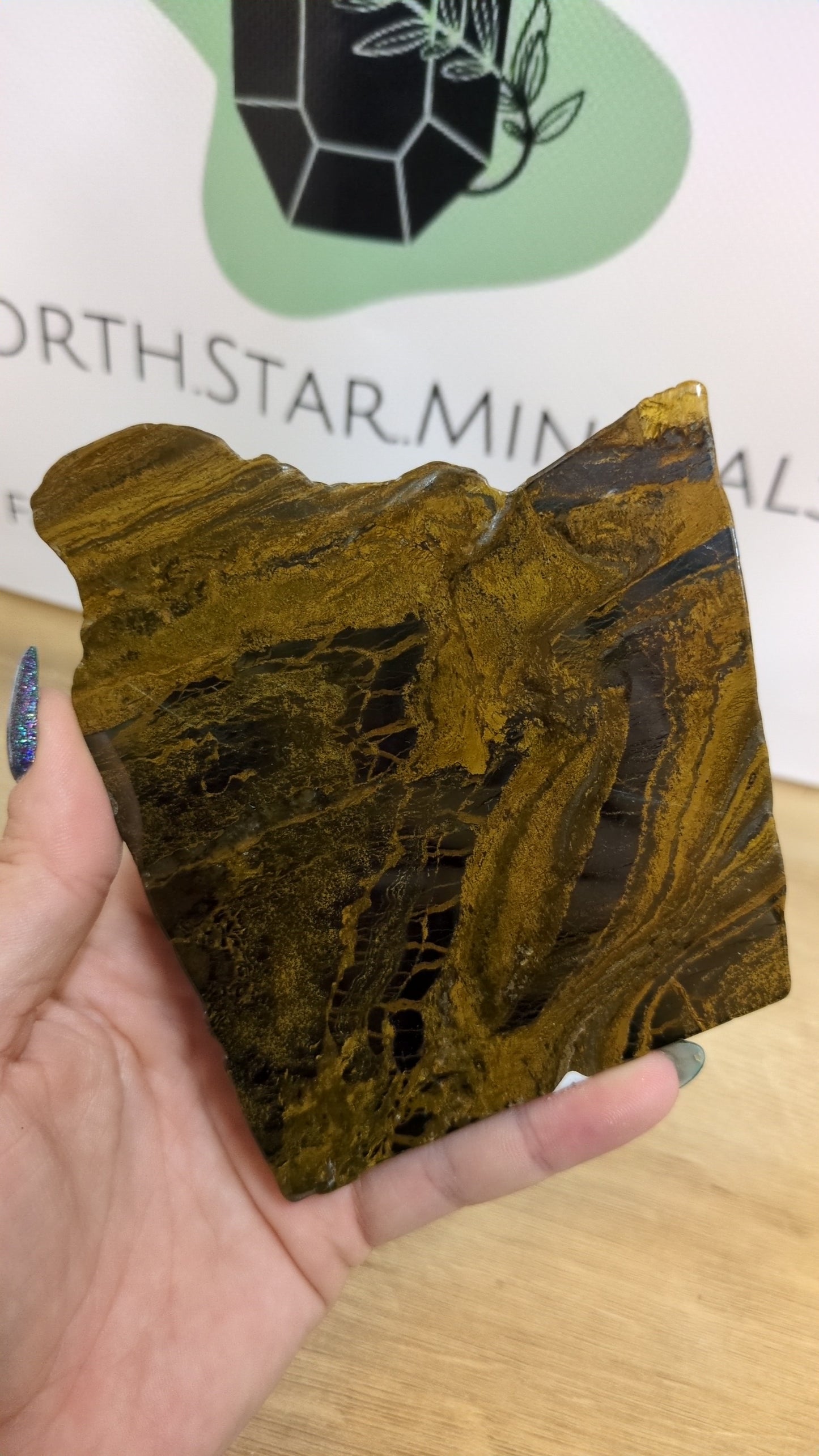 Tiger's eye slab ✨