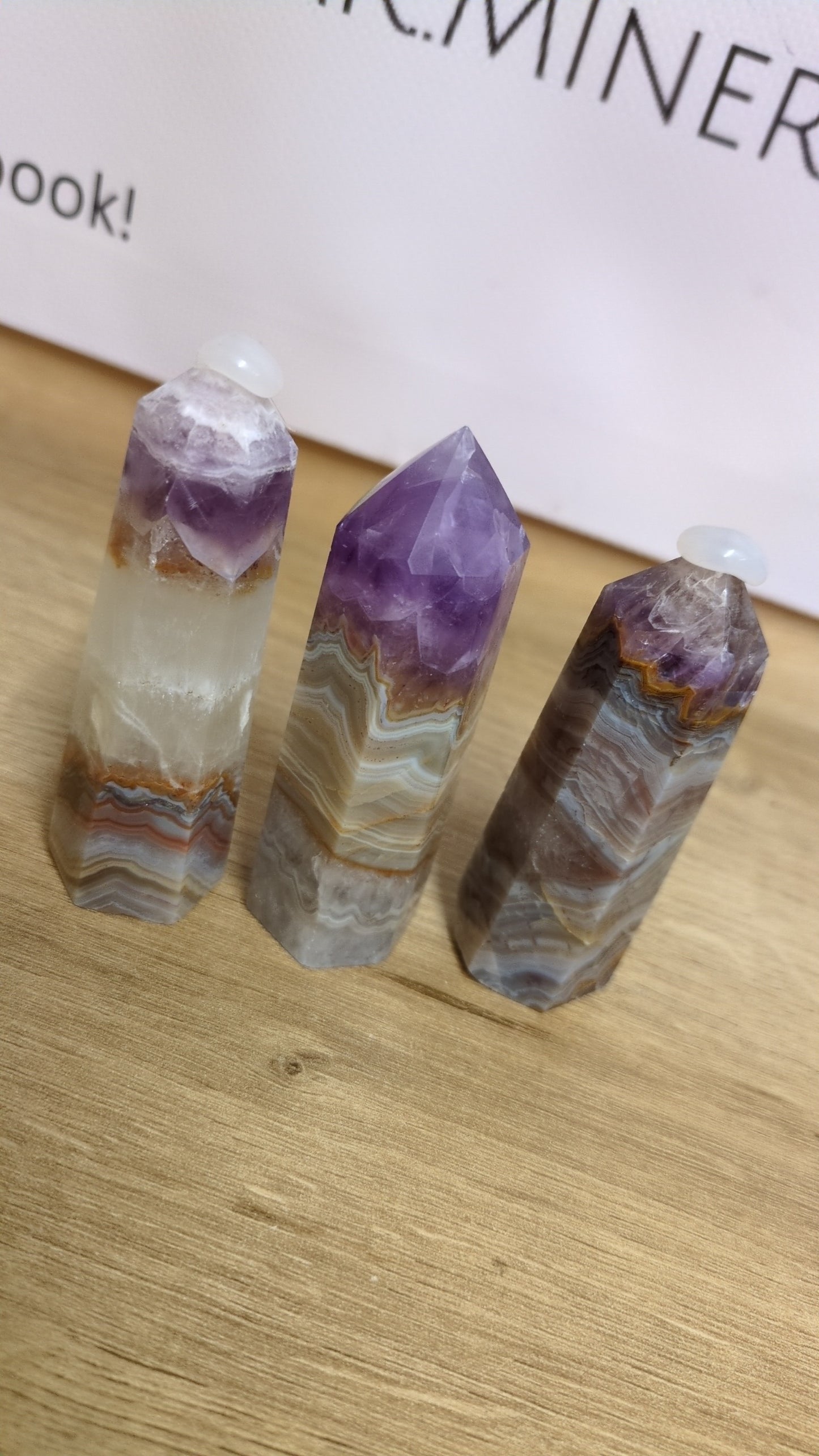 Amethyst with crazy lace ✨