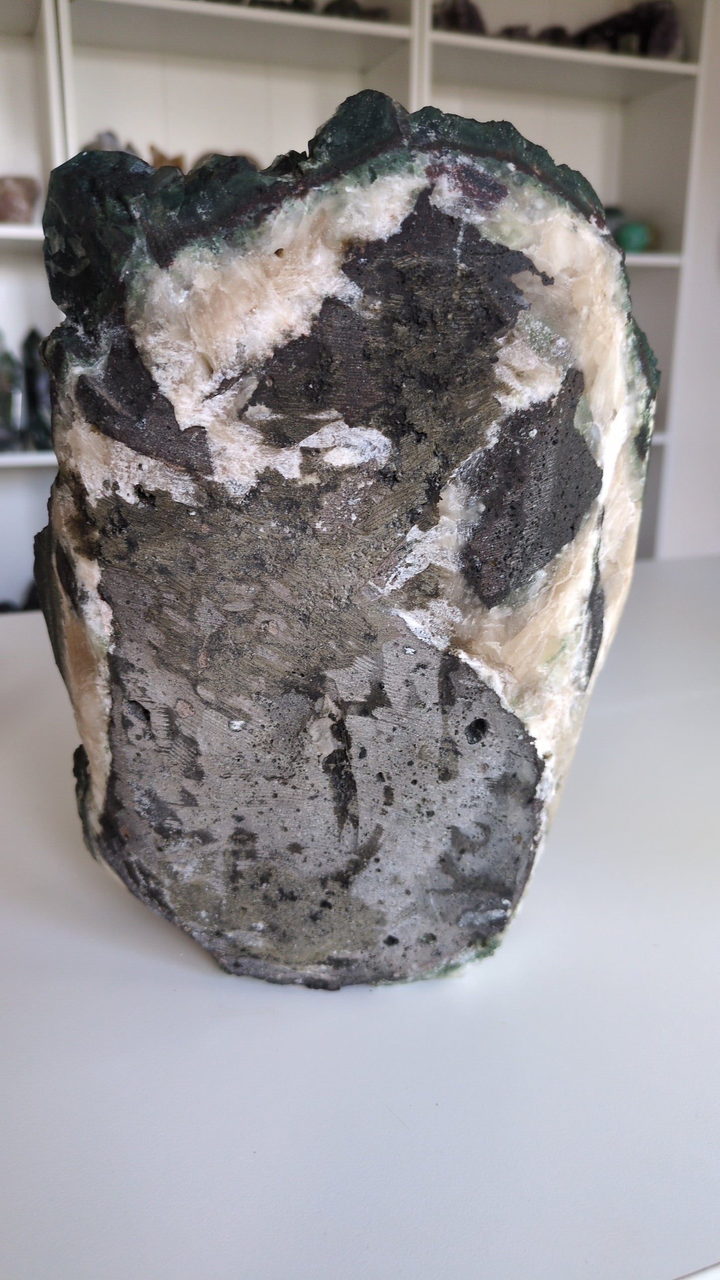 XXL green marshy Apophyllite ✨