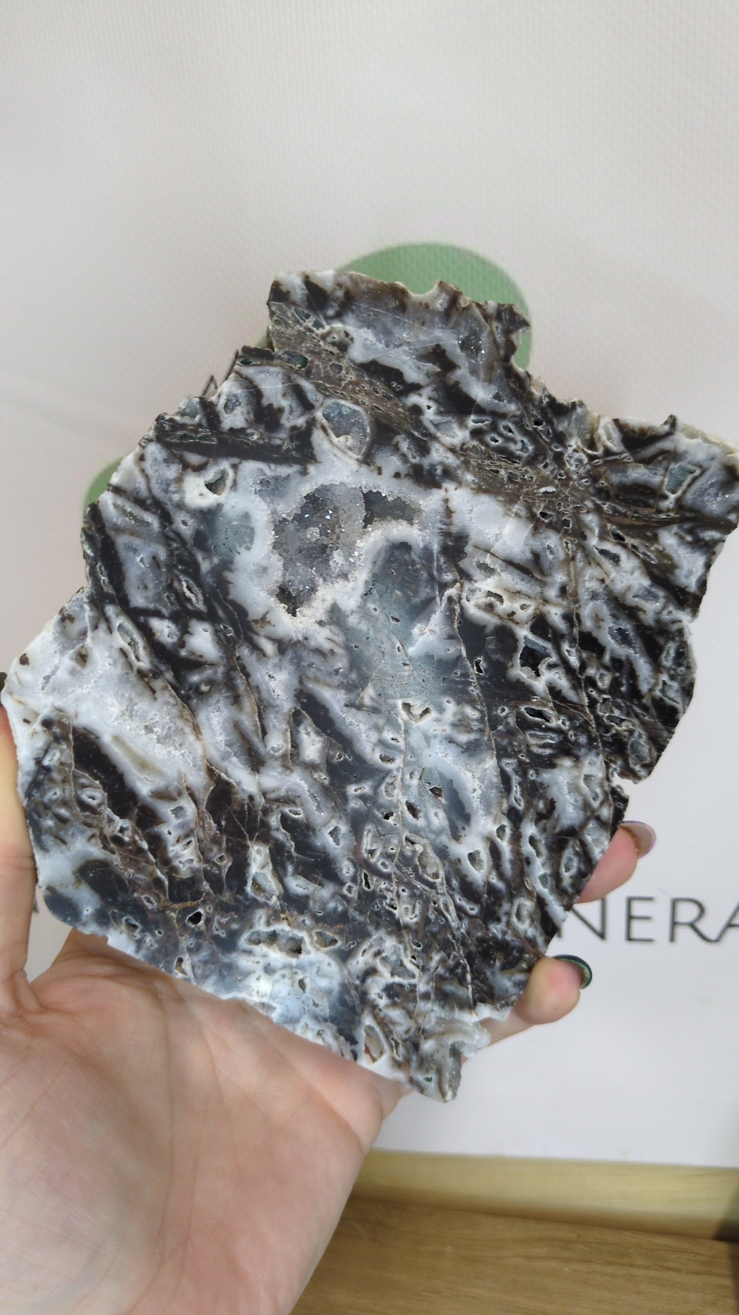 Black chalcedony Slab✨