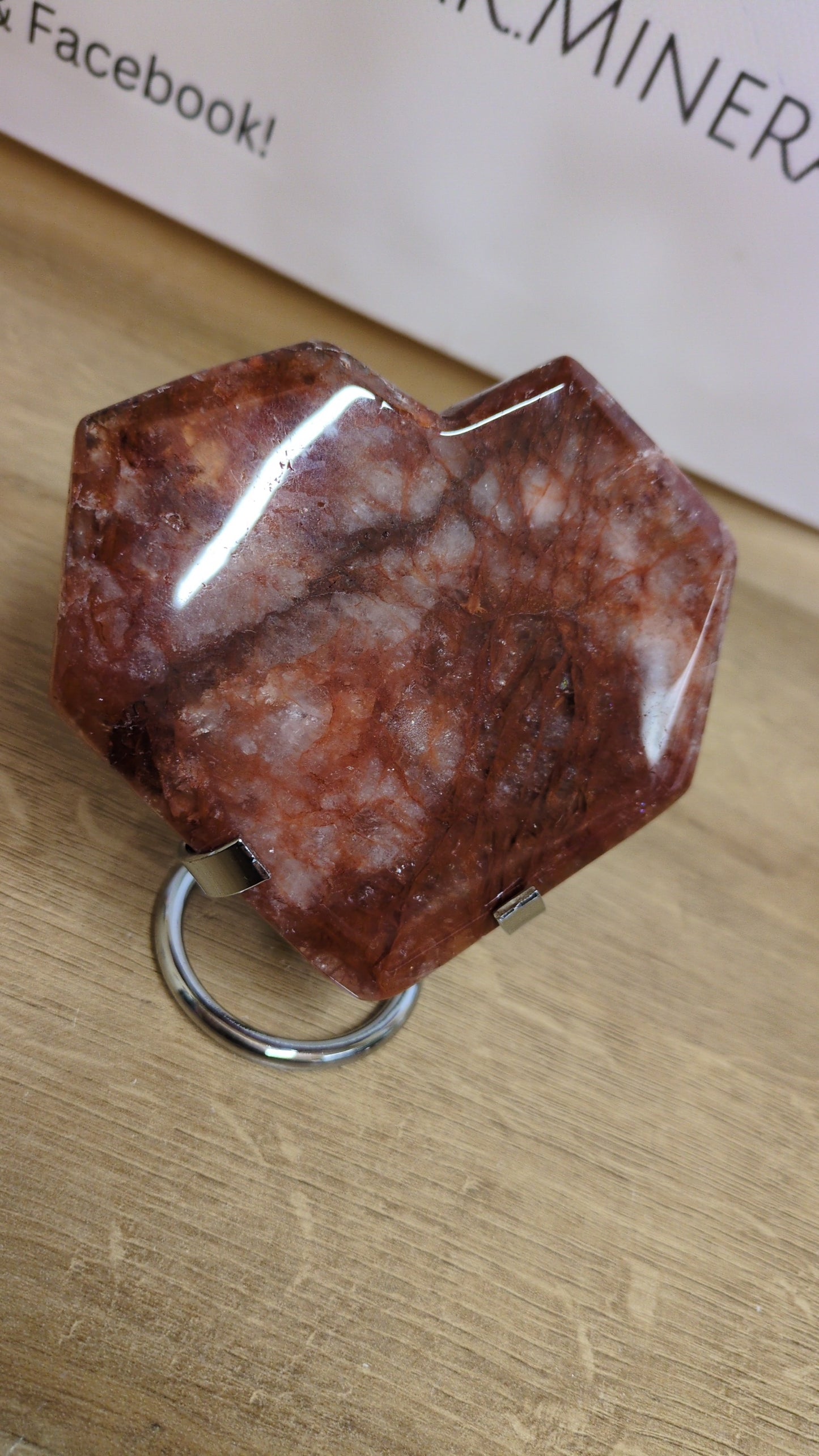 large fire quartz heart ✨