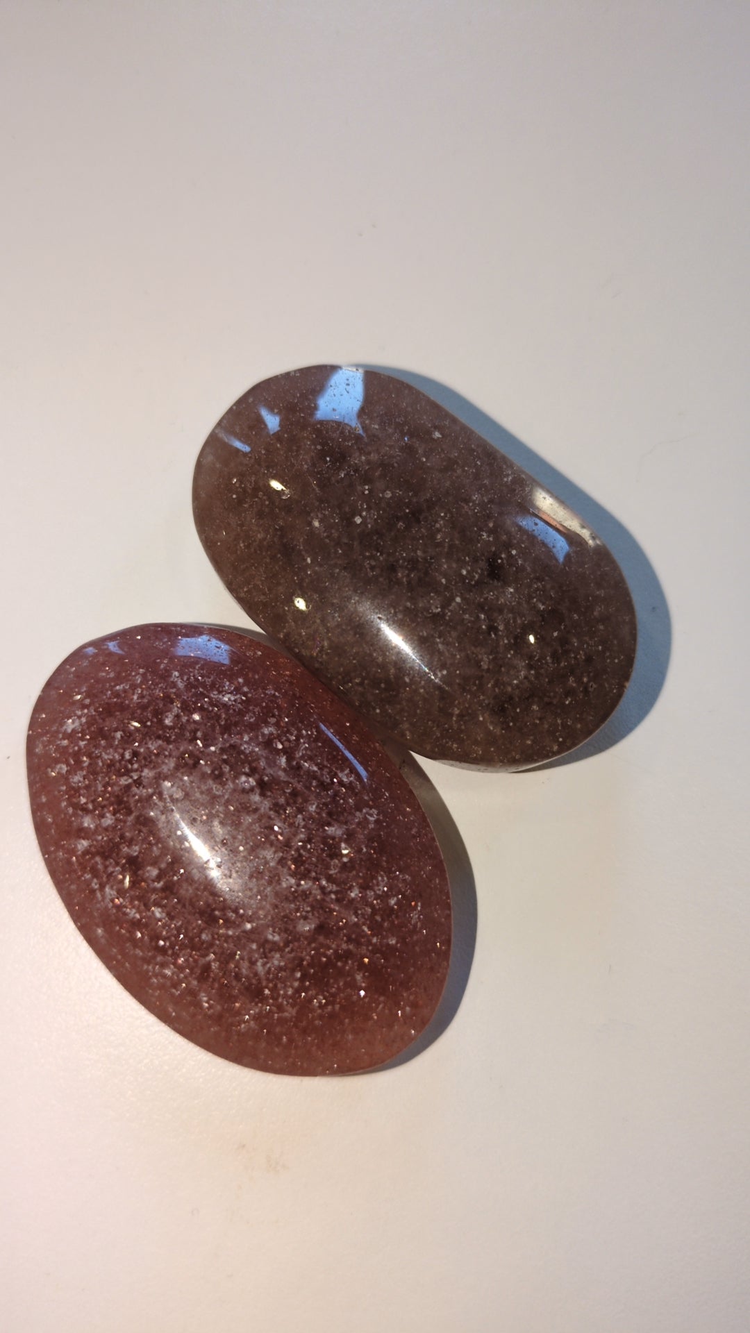 Strawberry quartz palms ✨