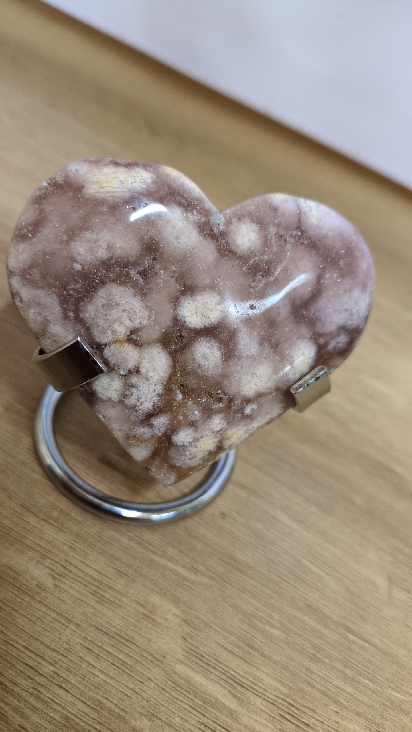 Pink amethyst heart ✨