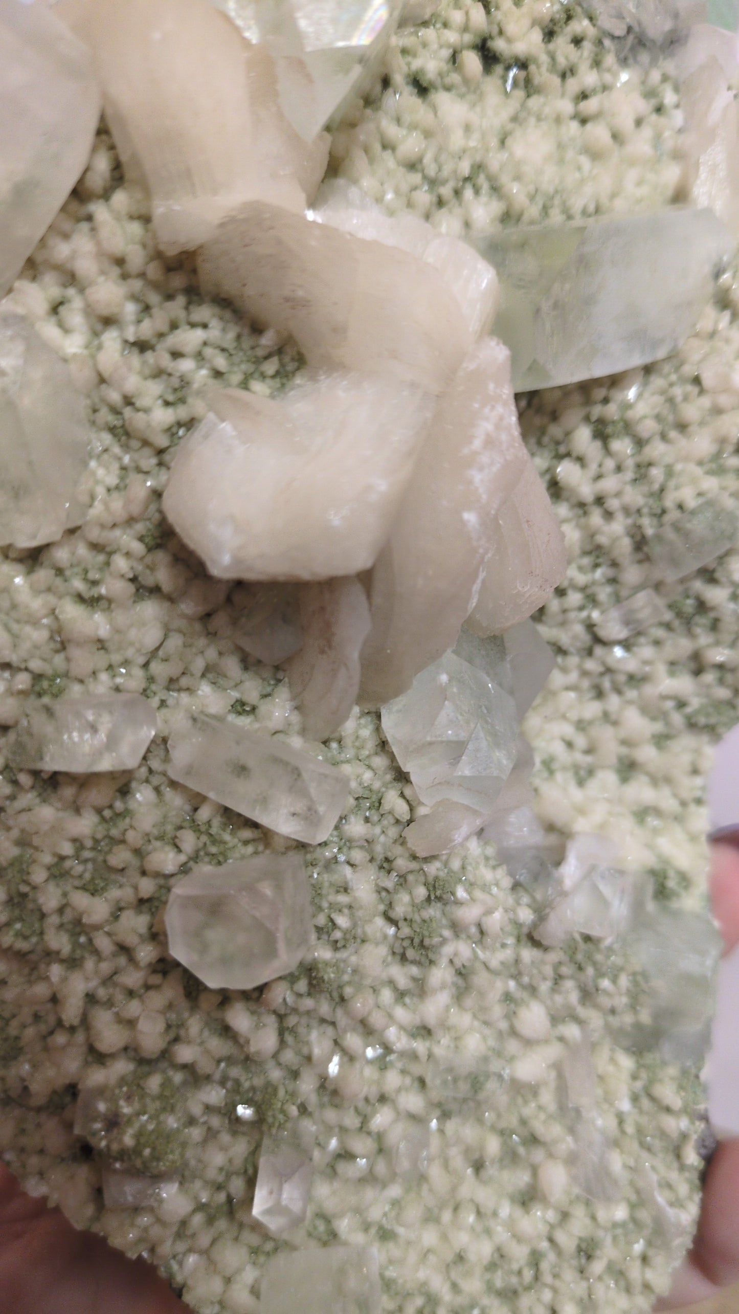 Green Apophyllite & Stillbite ✨