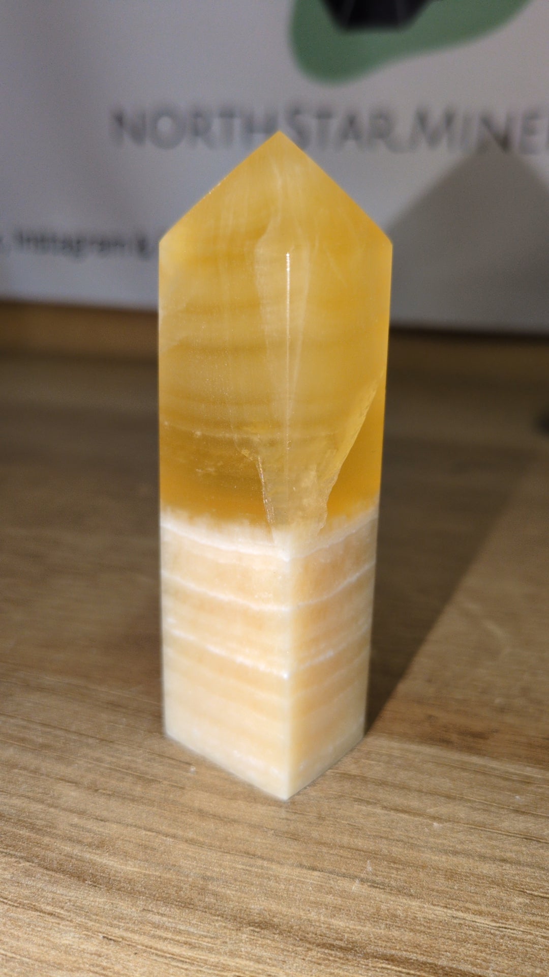 Orange calcite tower ✨