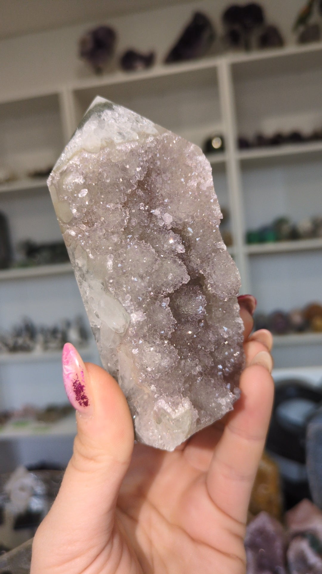 Druzy agate tower ✨