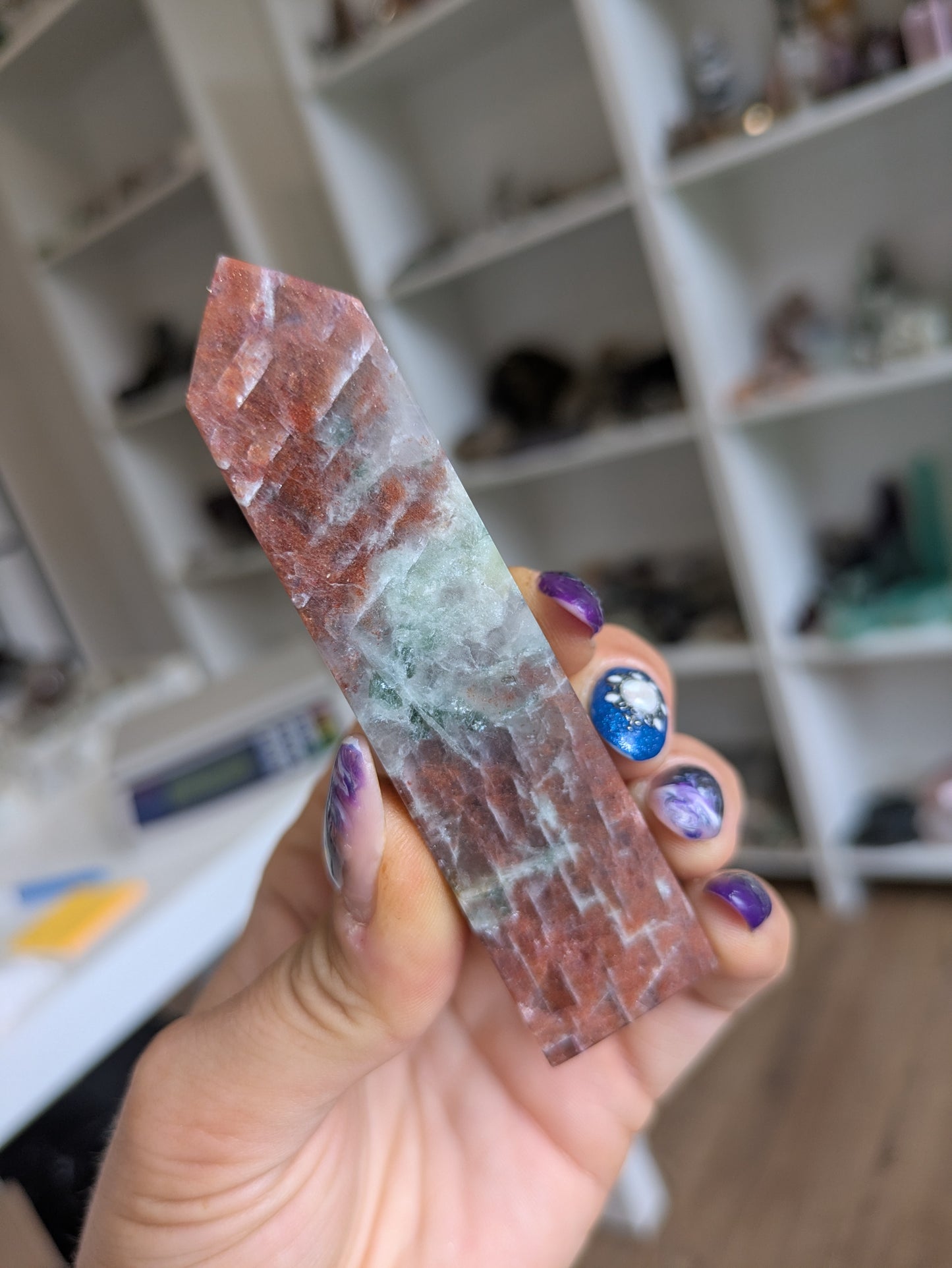 Sunstone and iolite tower ✨