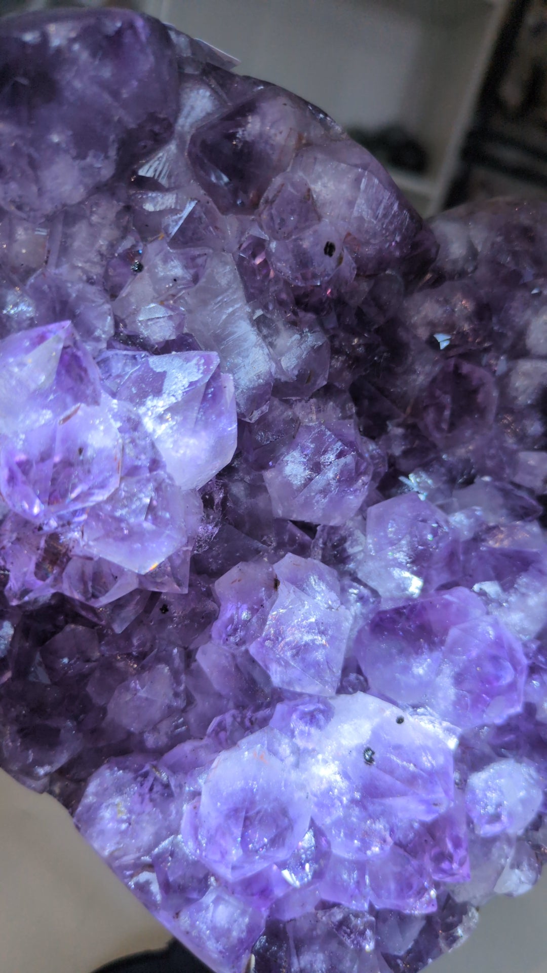 XxL amethyst cluster heart ❤️