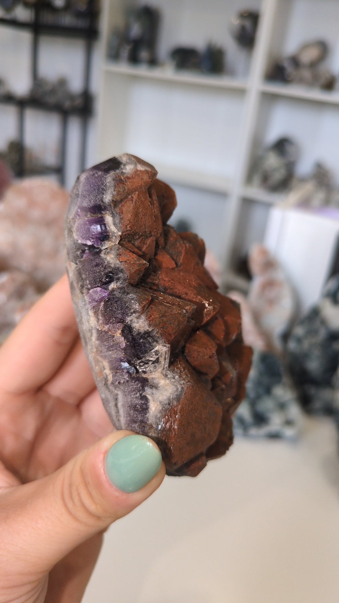 Amethyst with Hematite ✨ L