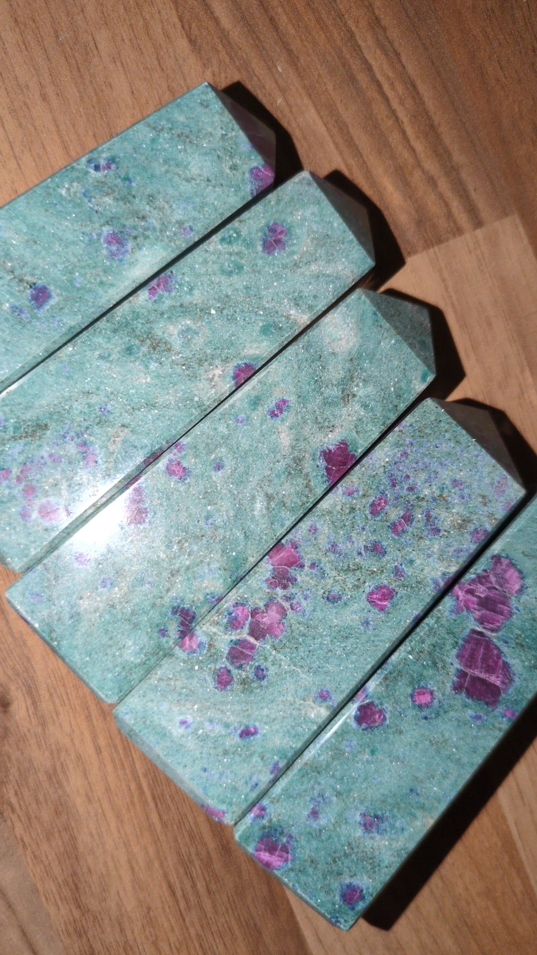 Ruby Fuchsite towers ✨