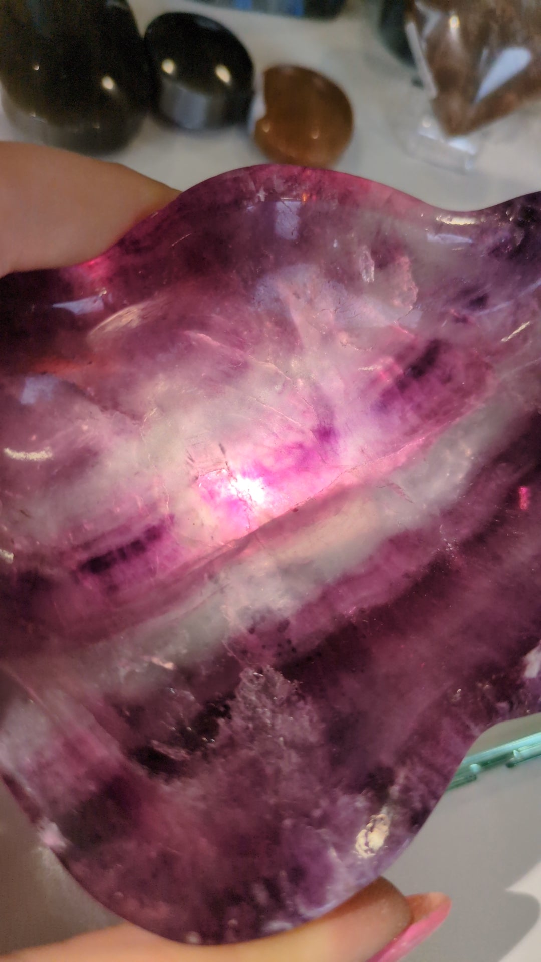 Purple banded flourite Bowl ✨