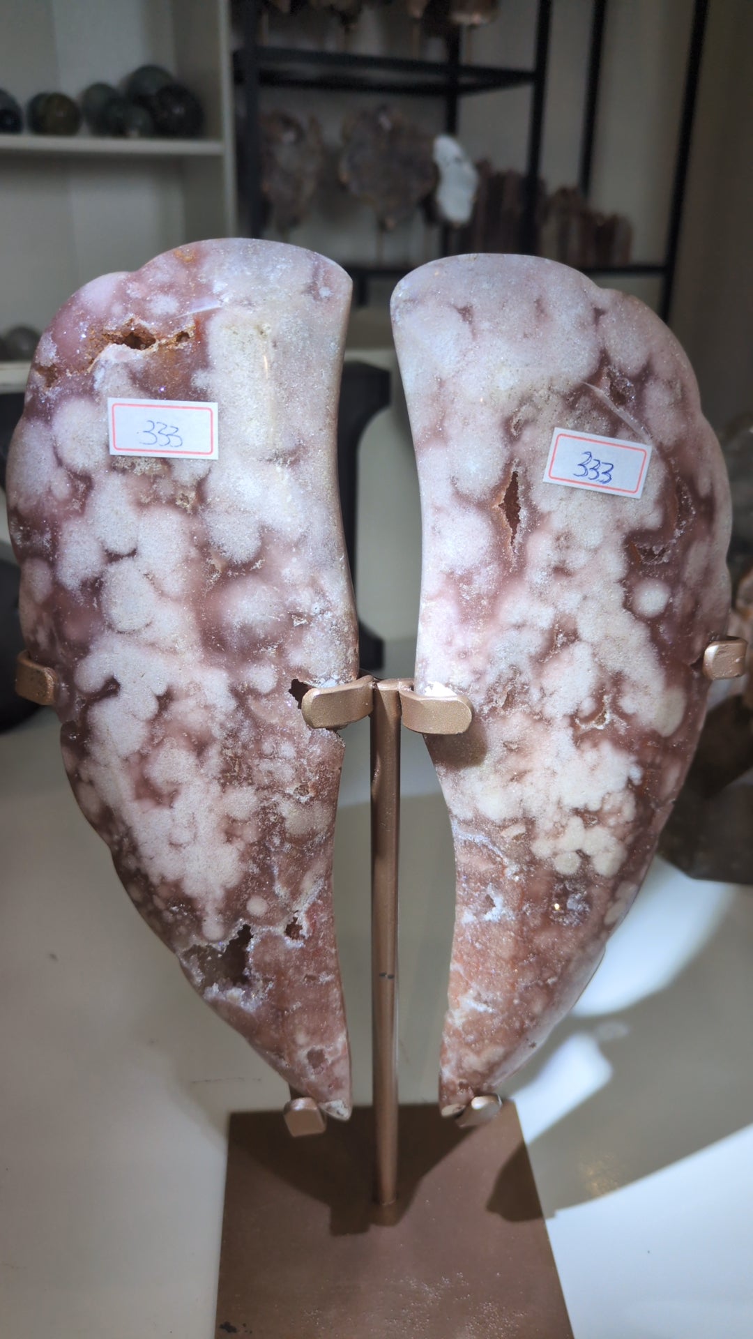 XL Pink amethyst Wings ✨