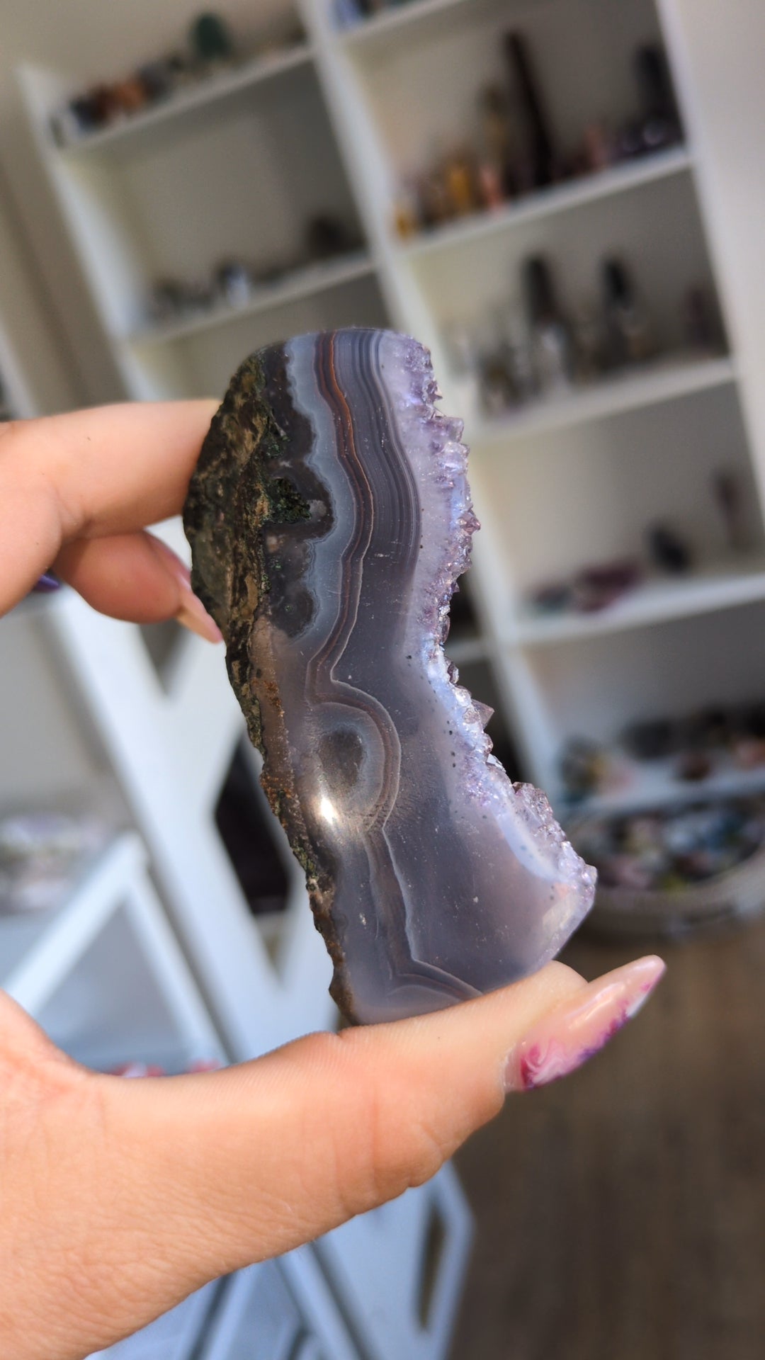 Amethyst X agate cut base ✨