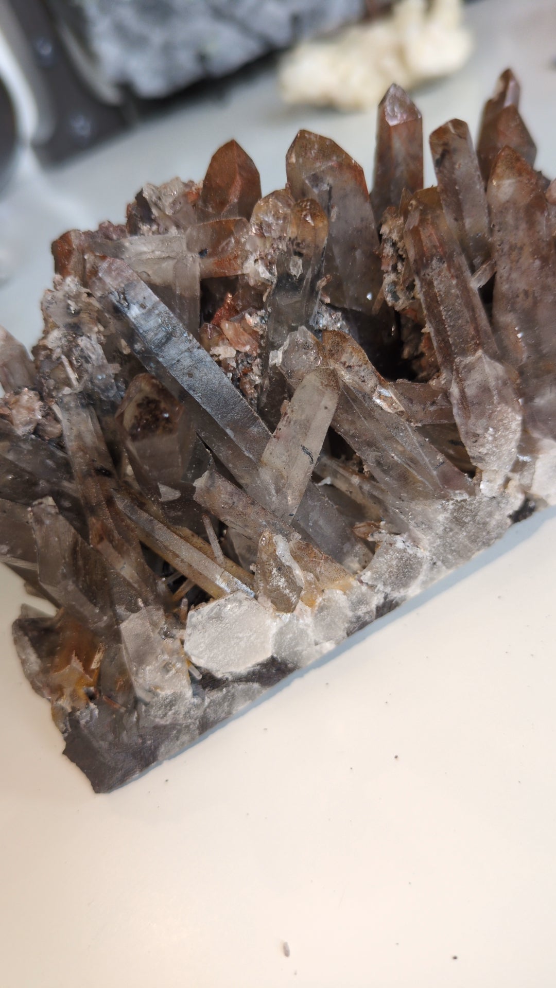 Large red quartz cluster ✨