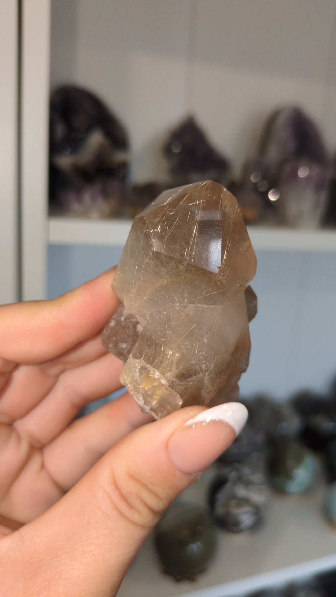 Smokey with rutile raw piece ✨