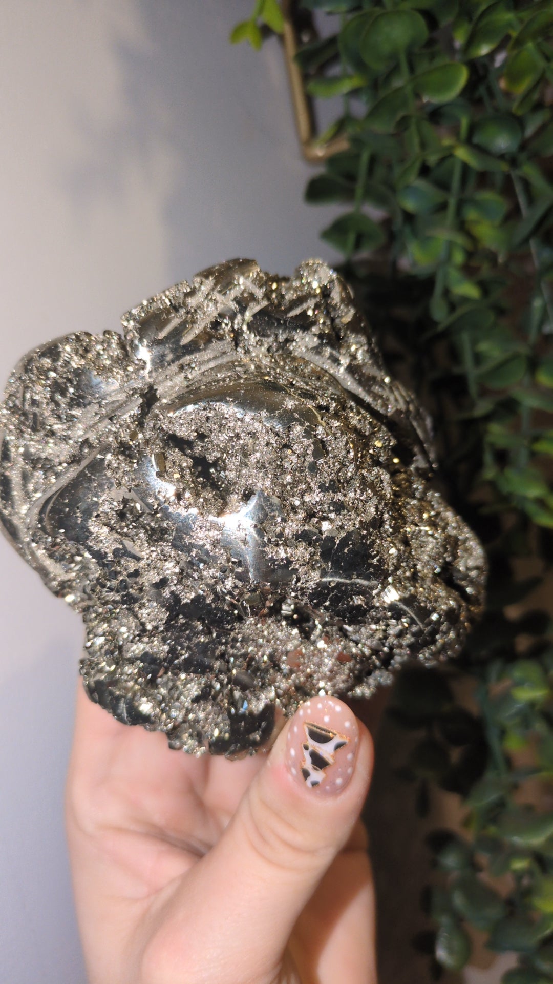 Hand carved pyrite snake from Peru ✨