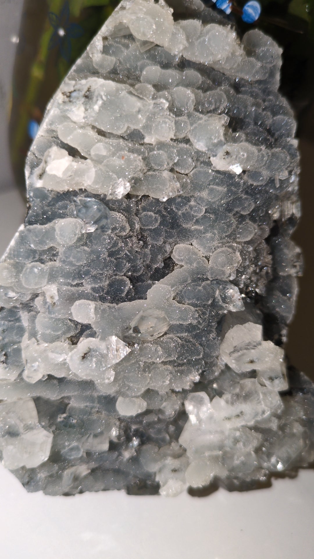 Diamond Apophyllite on chalcedony ✨