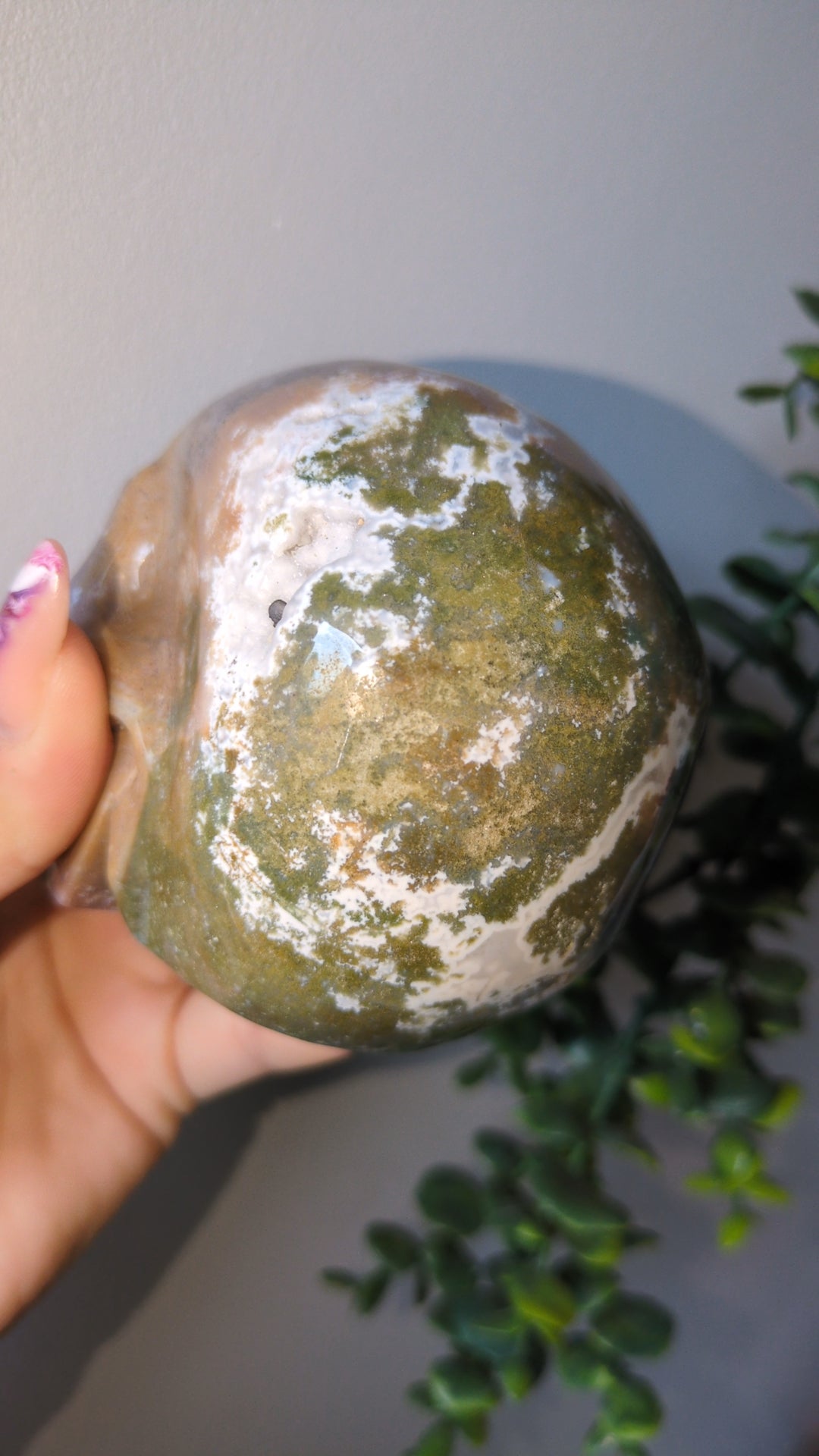 Ocean jasper Skull 💀