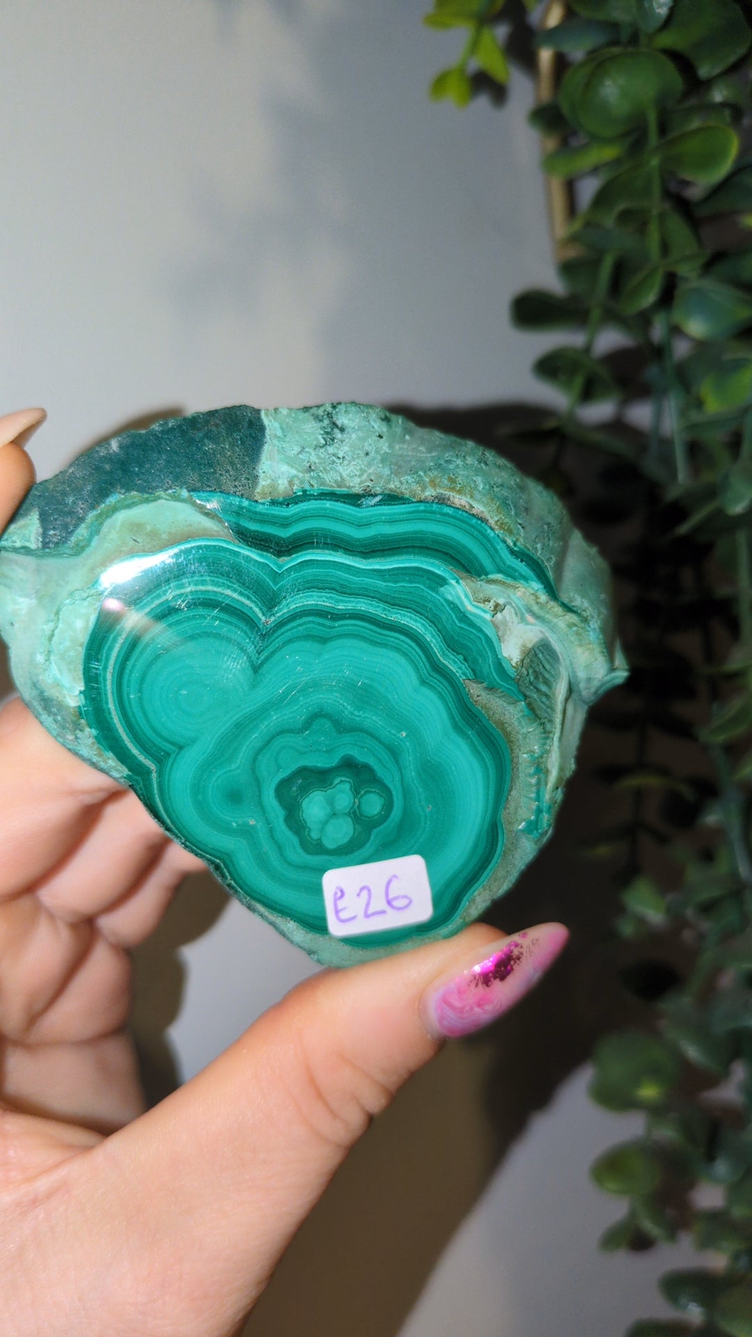 Malachite slab- light green 💚