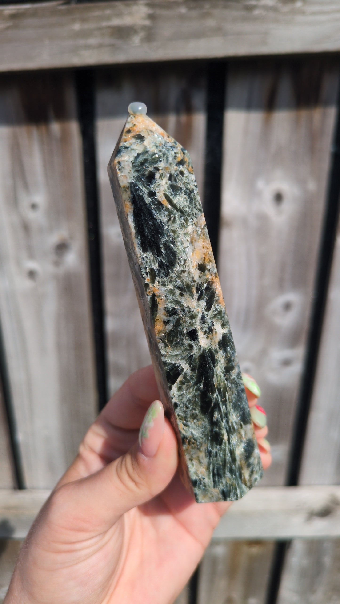 Seraphinite with sunstone ✨