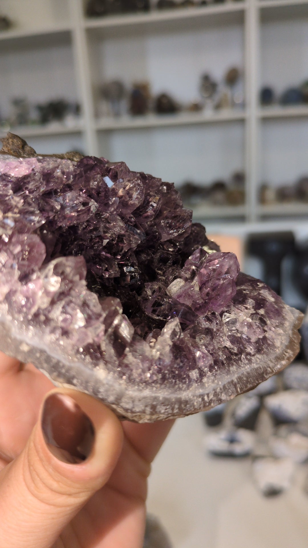 Raw amethyst geode ✨