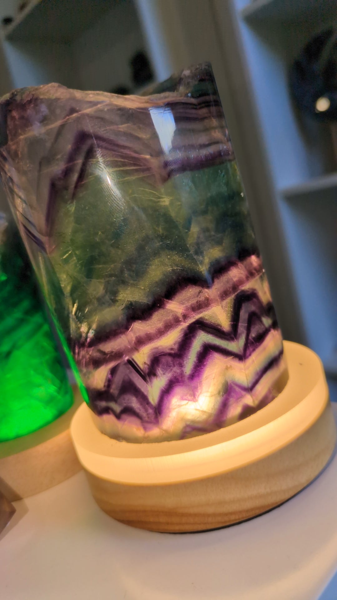 Large flourite lamp ✨