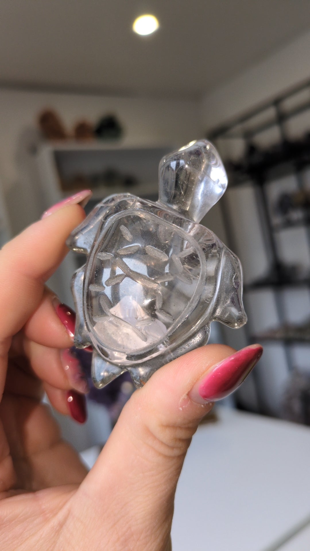 Smokey quartz turtle ✨