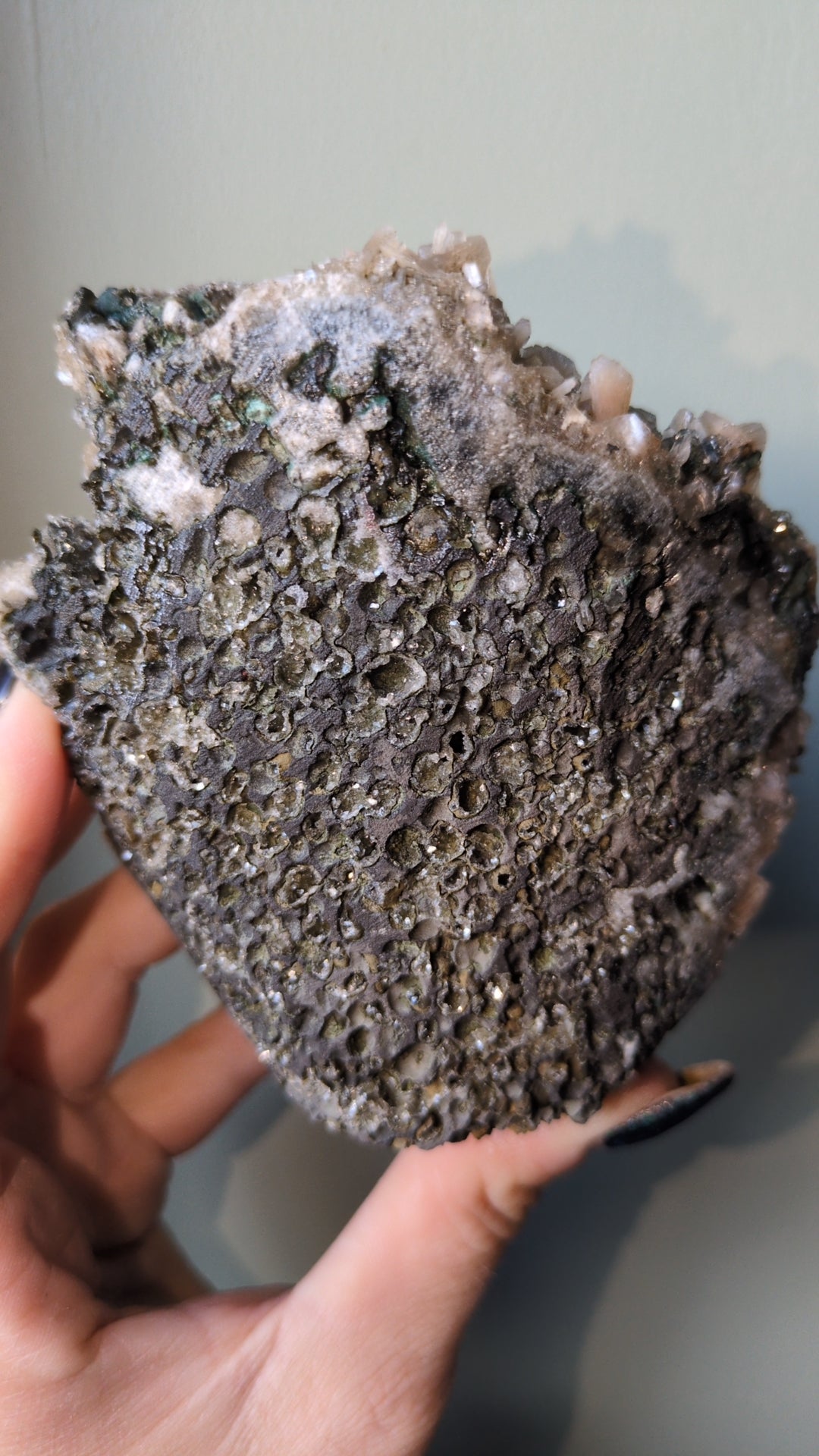 New Stilbite & calcite specimen ✨ B