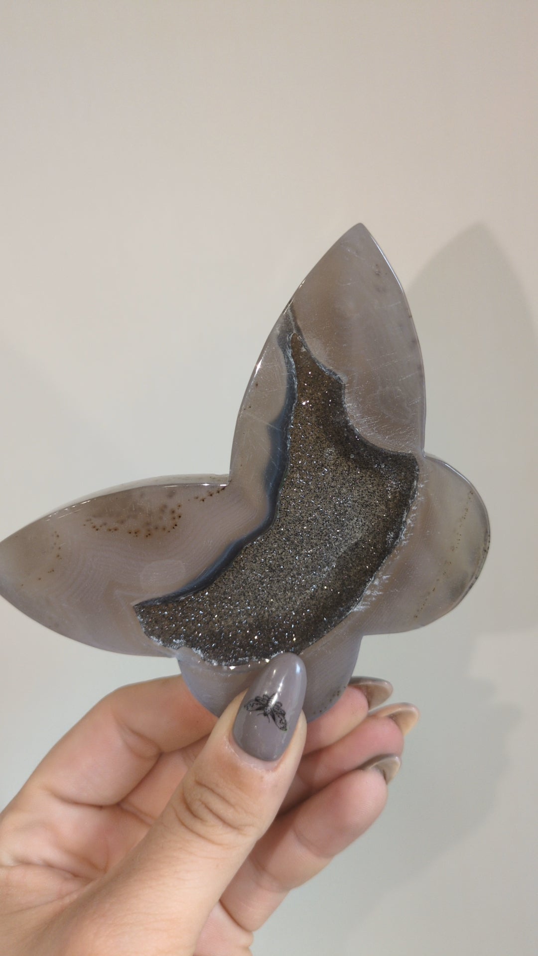 Druzy agate butterfly 🦋