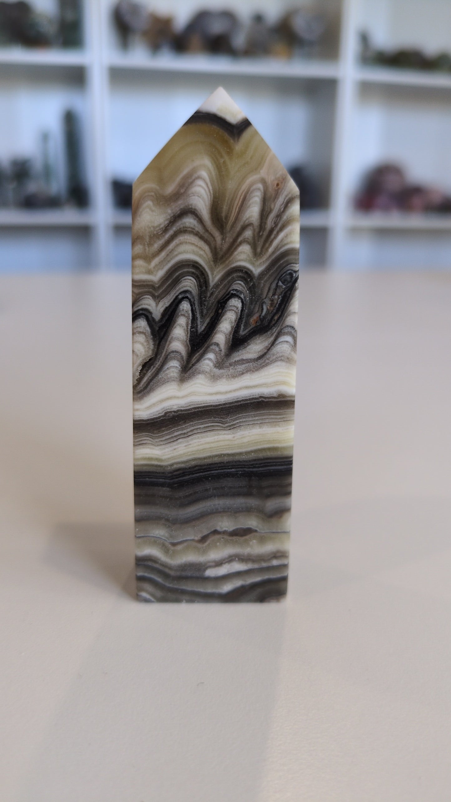 Yellow banded Calcite ✨