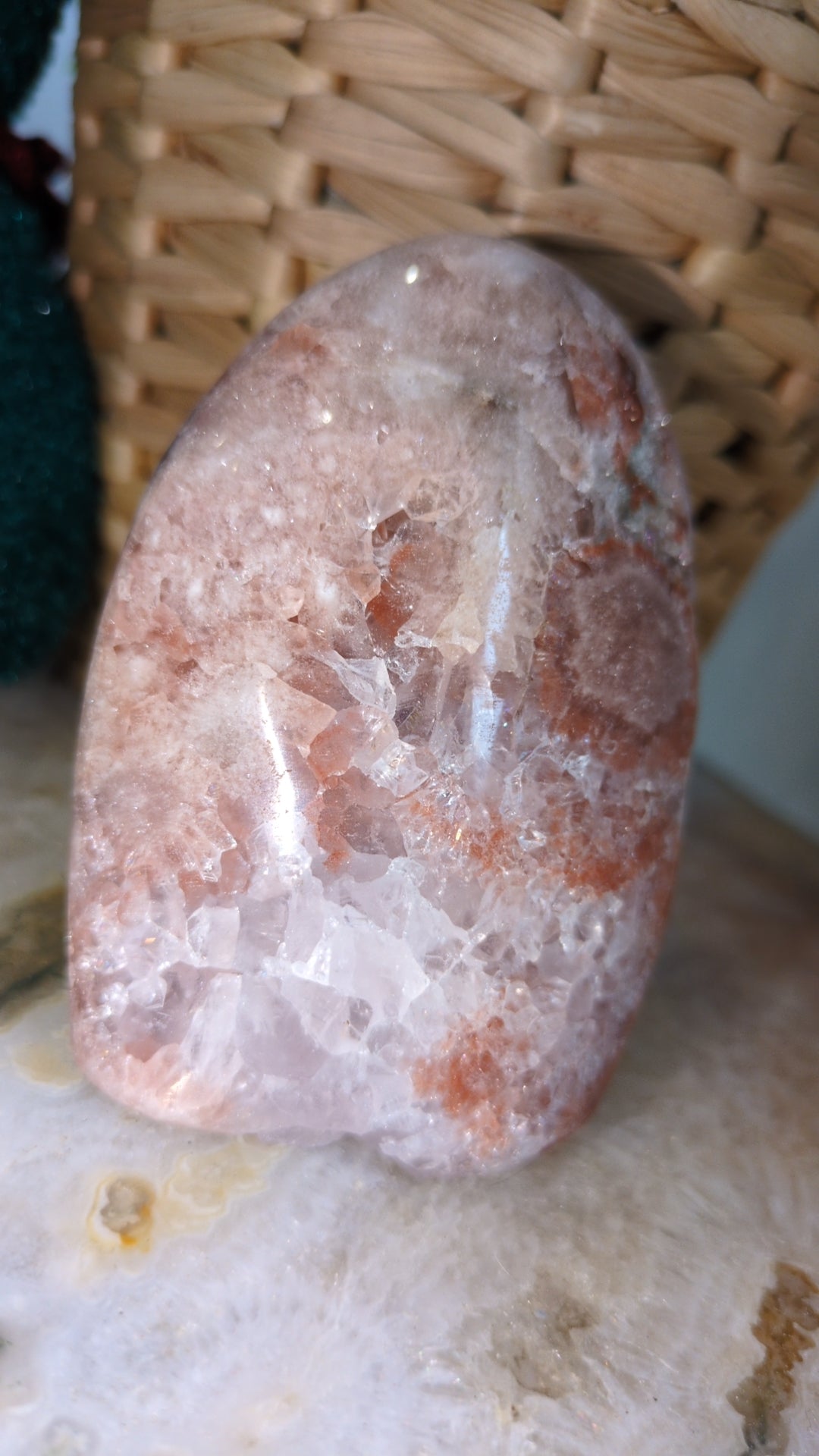 Pink amethyst freeform ✨