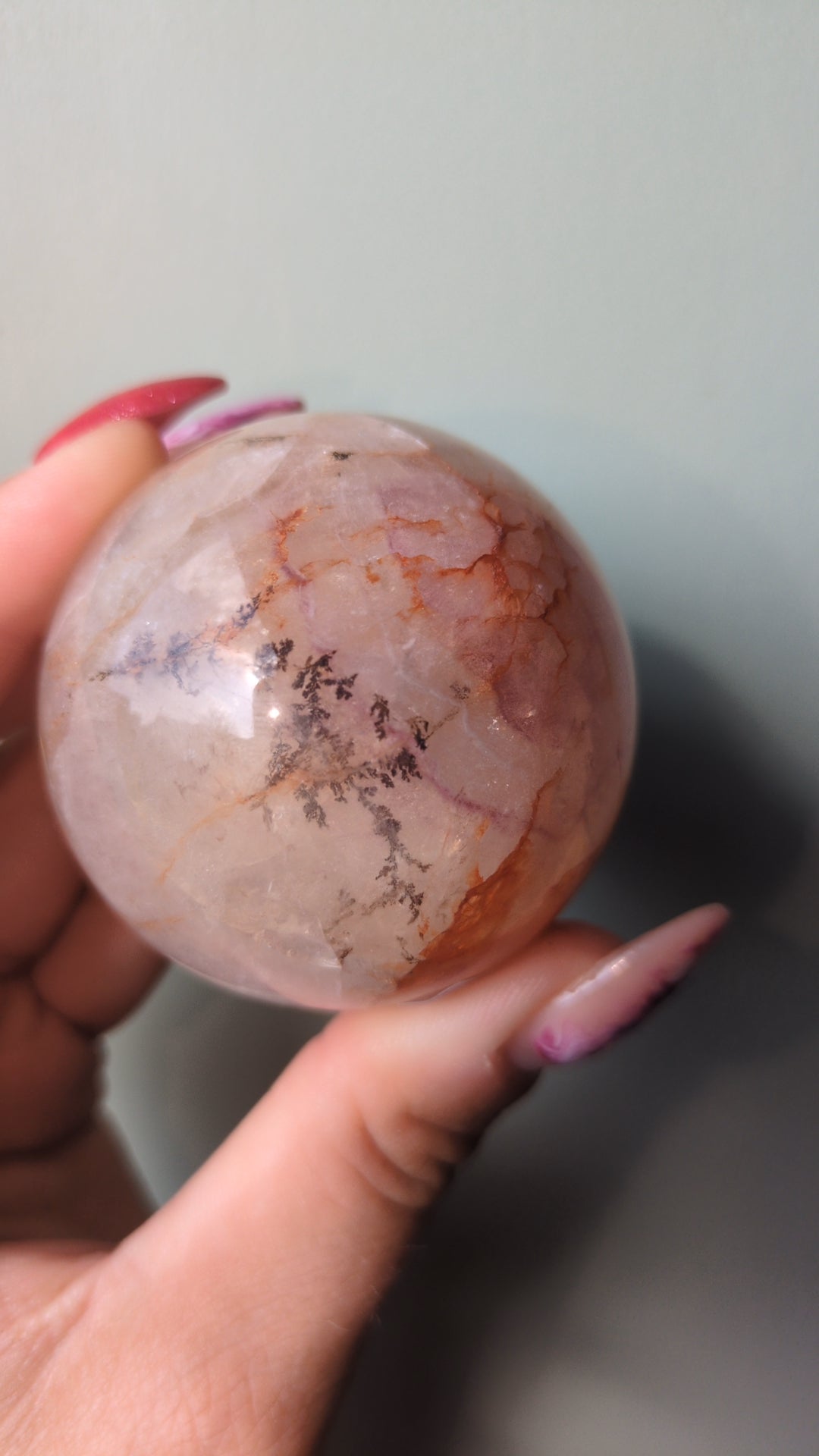 Flourite, quartz & dentrite ✨
