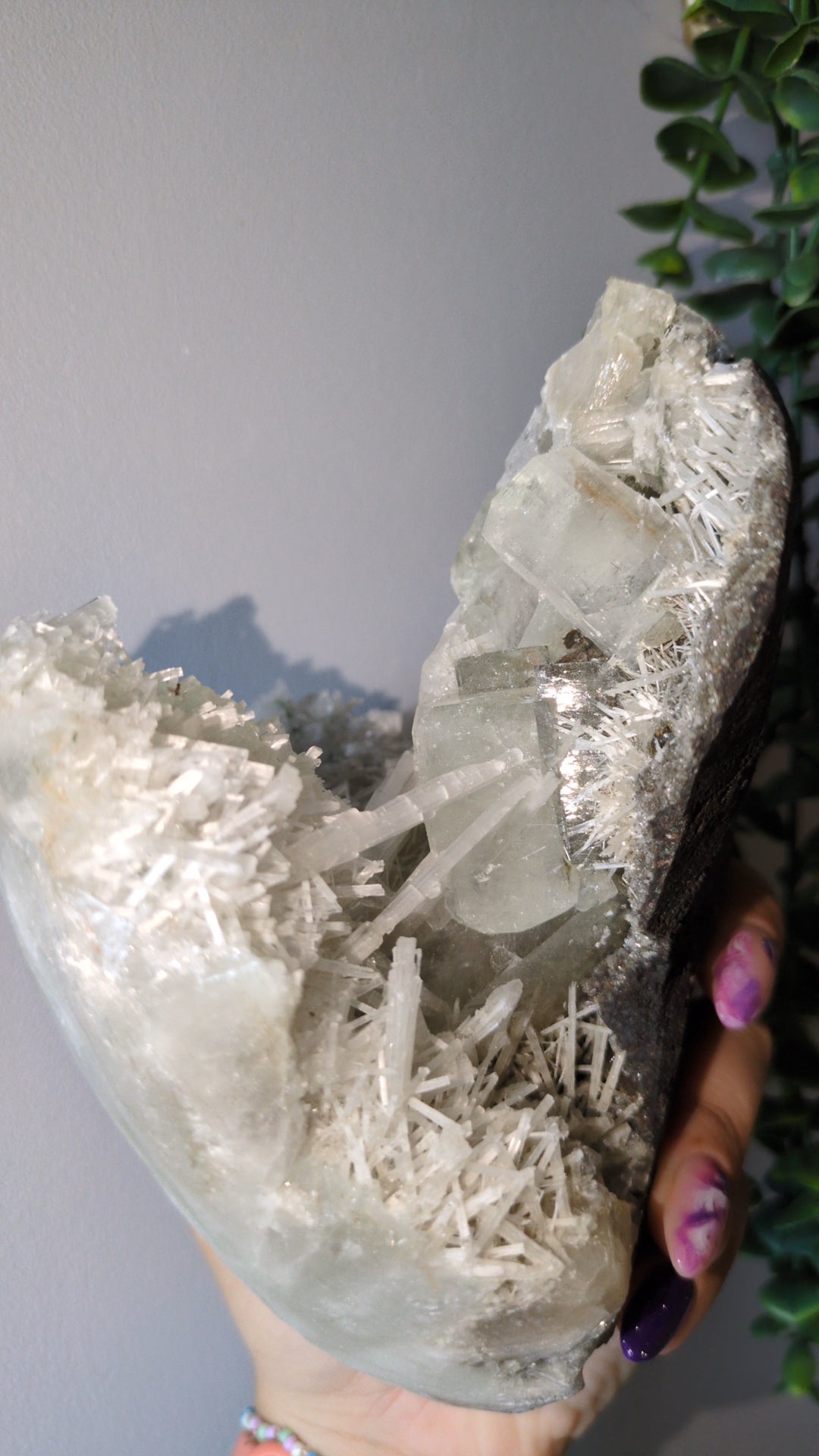 Scolecite Sprayed Apophyllite ✨ B
