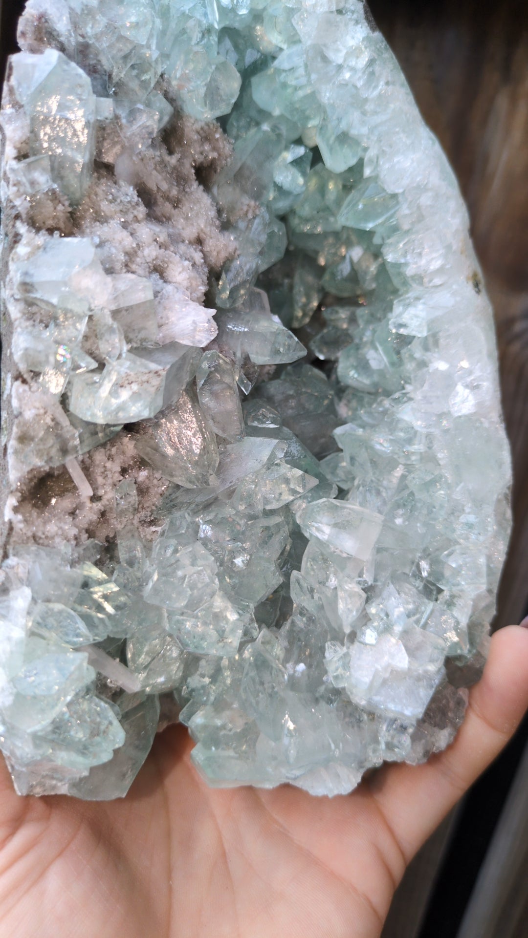 Icy Mint Apophyllite ✨