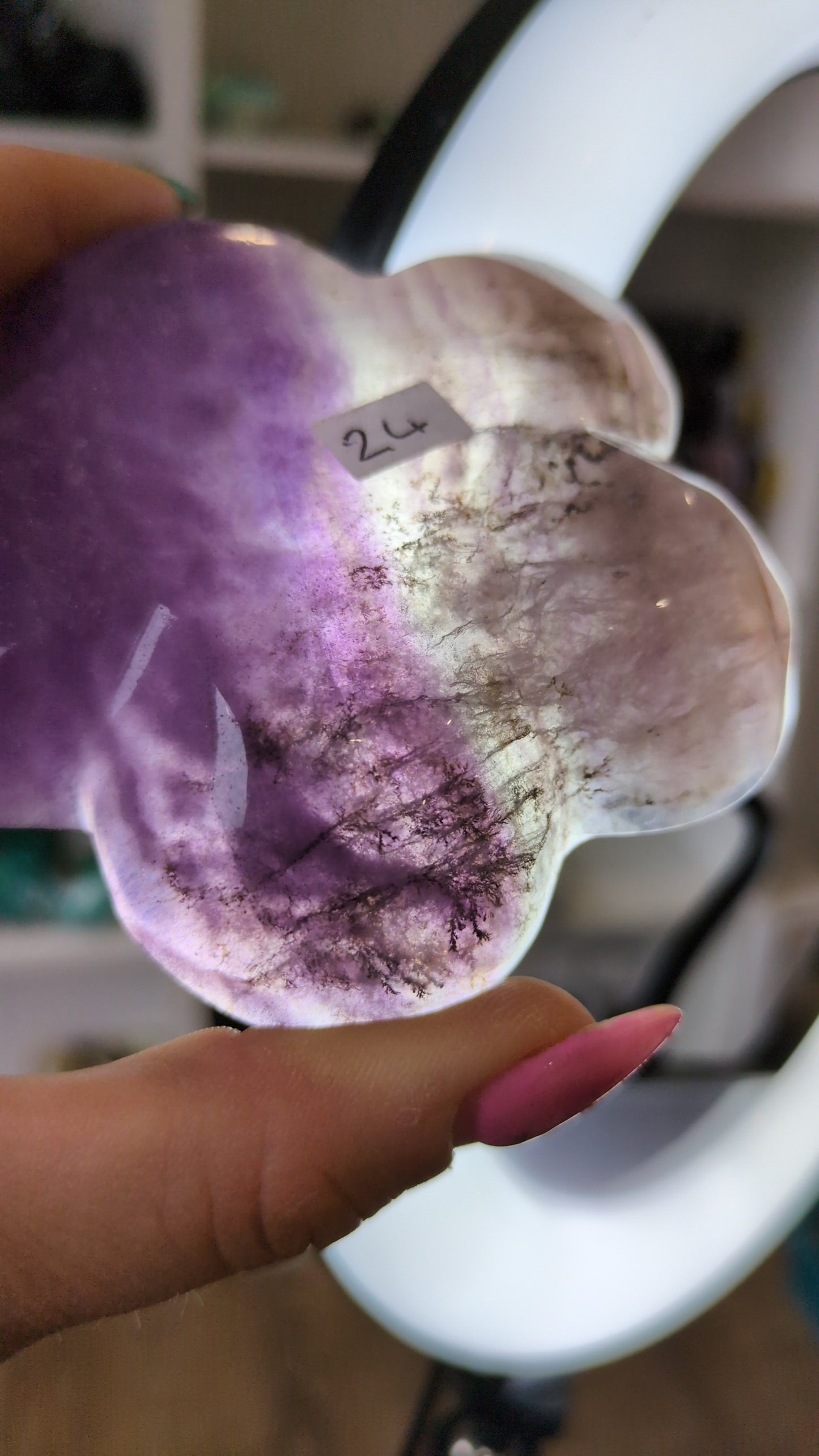 Flourite bowl with dentrite ✨