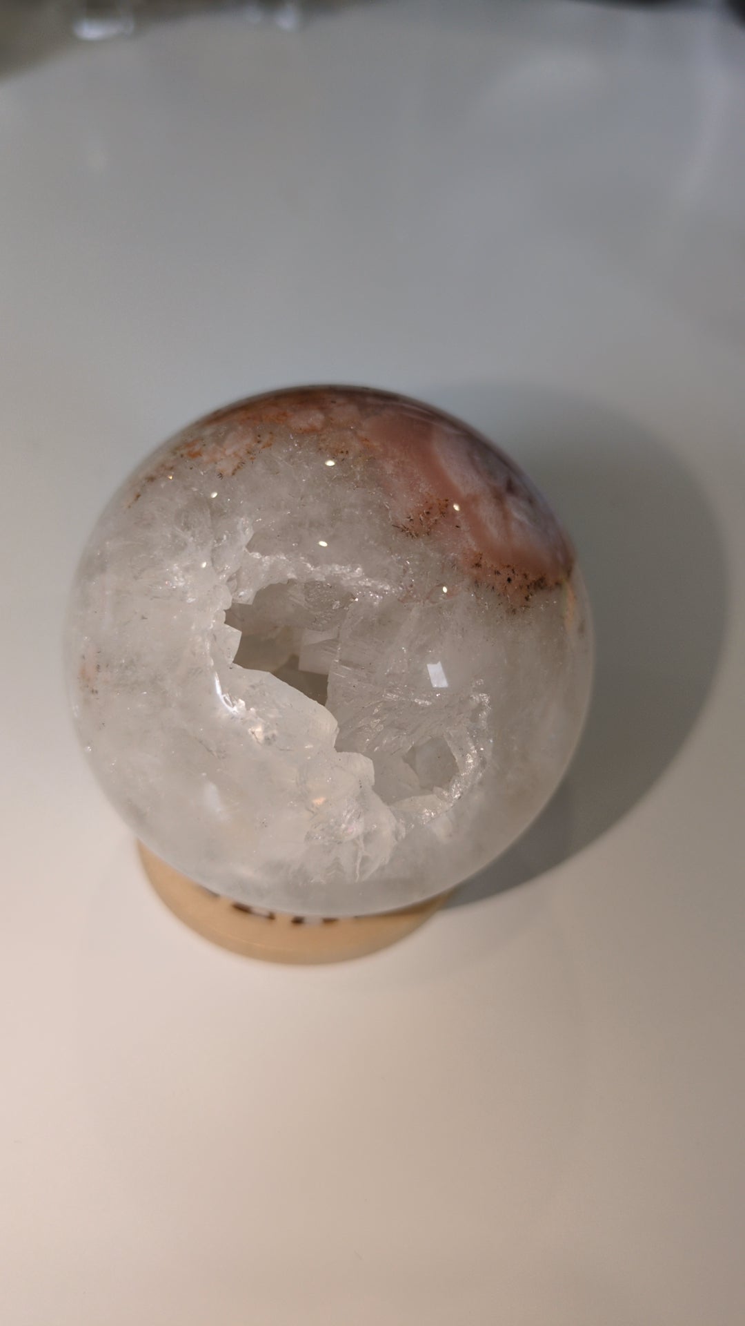Pink amethyst sphere ✨