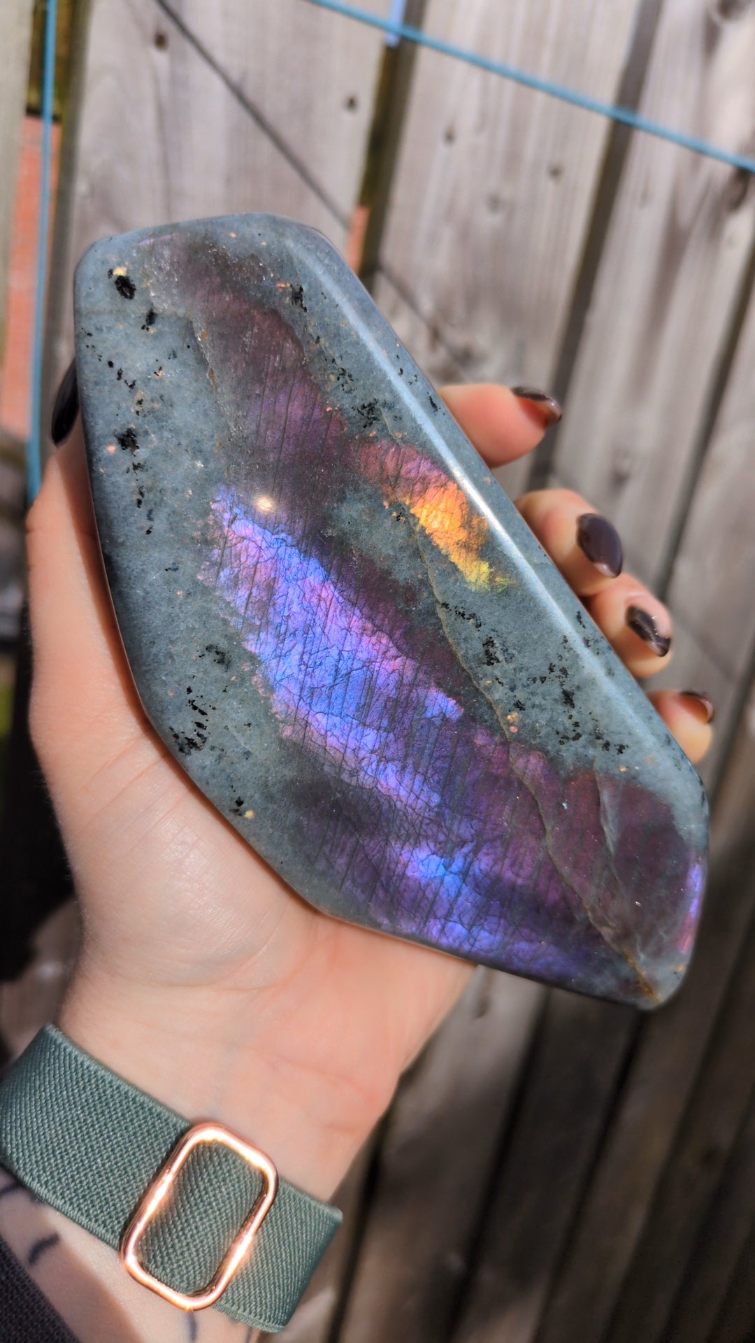 Purple& pink labradorite FF ✨