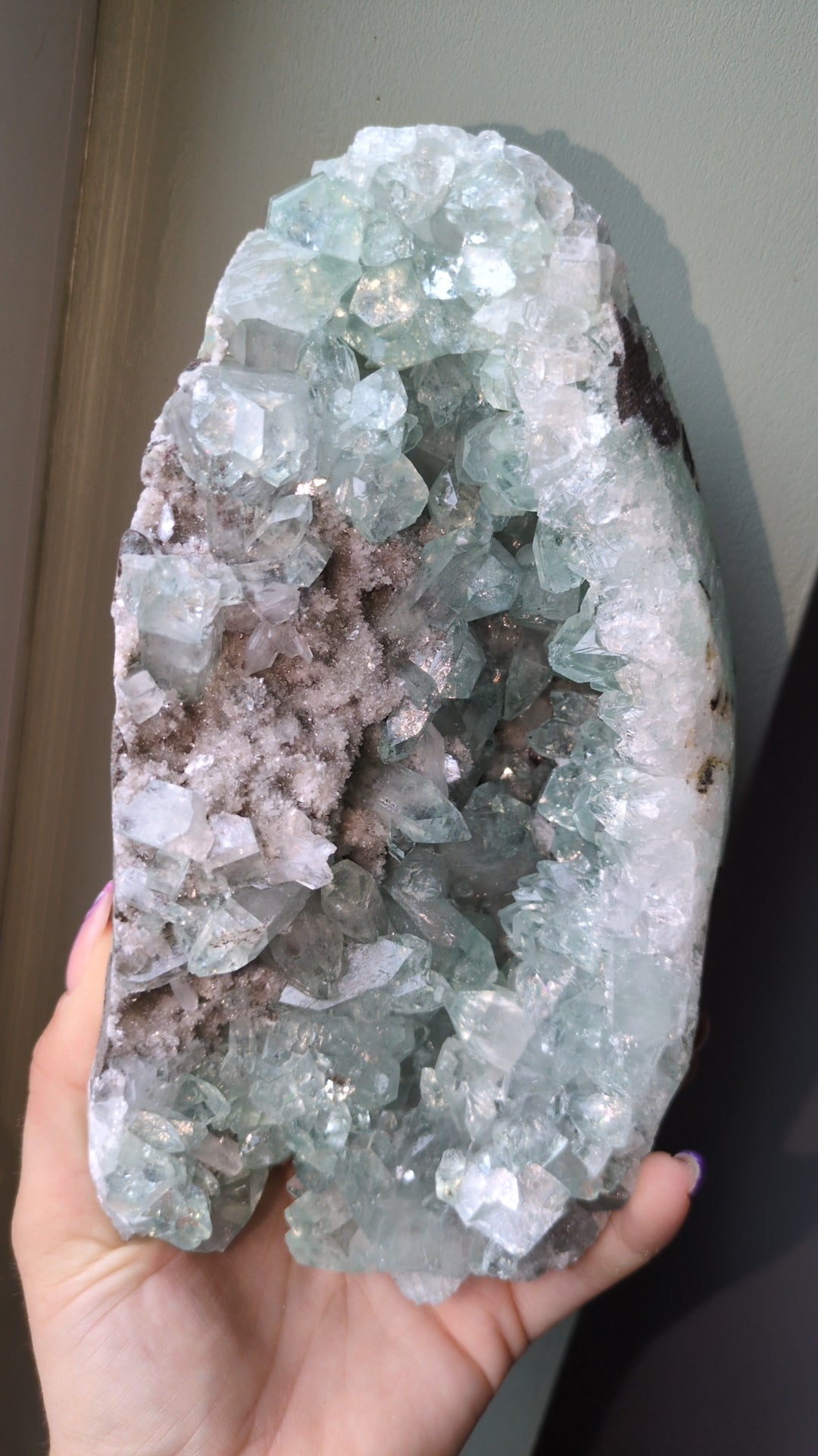 Icy Mint Apophyllite ✨