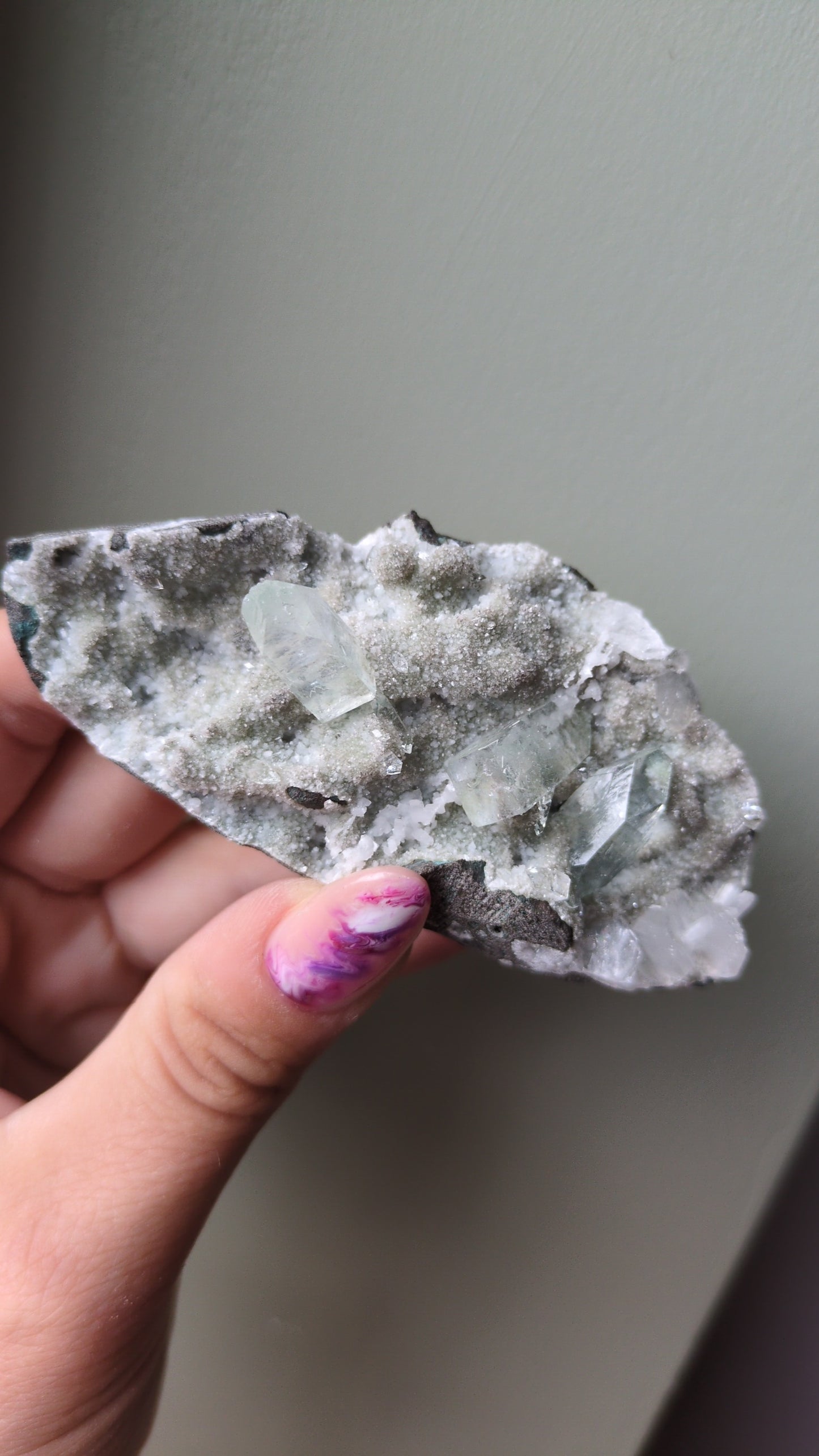 Icy Mint Apophyllite ✨ I