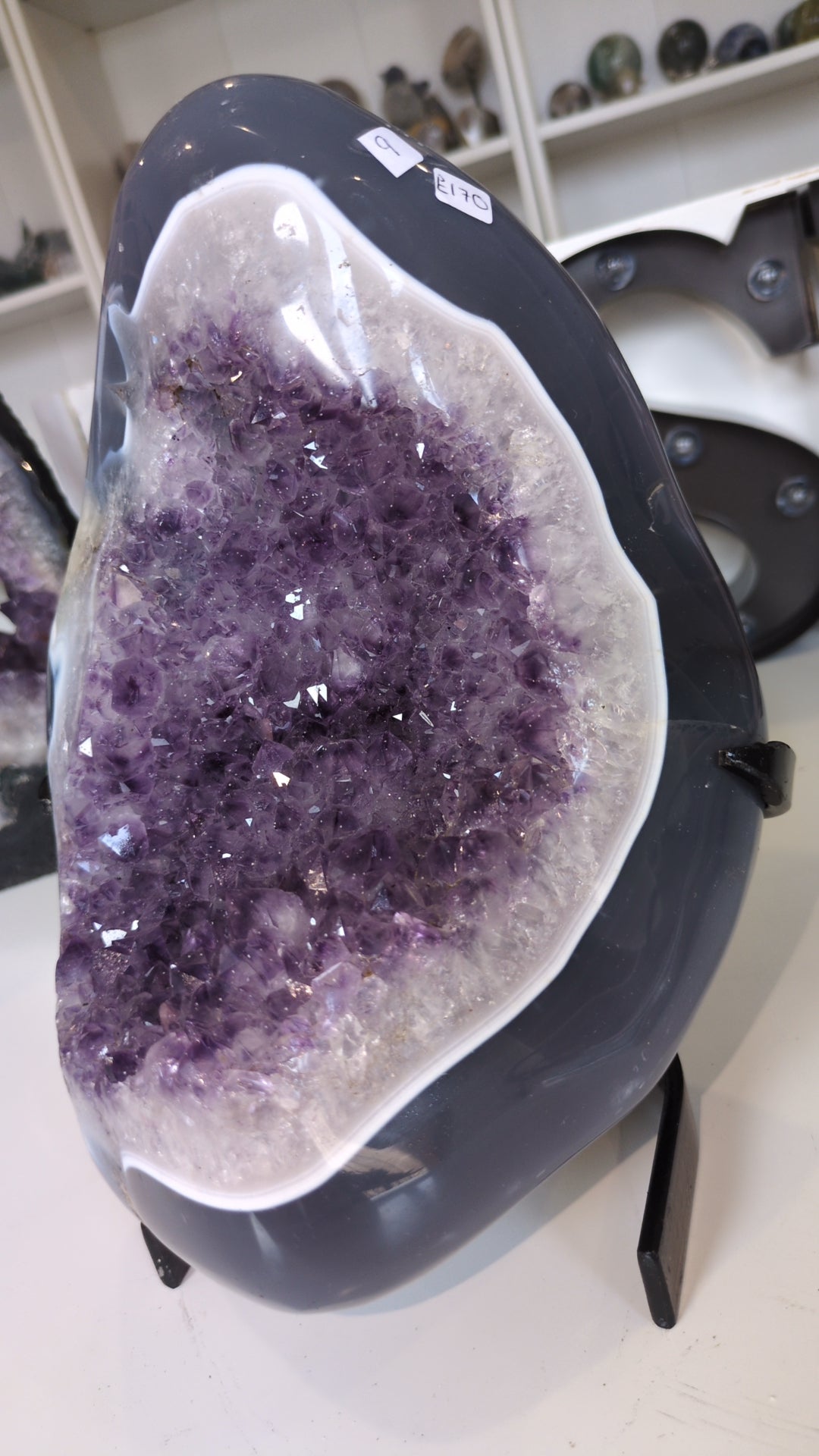 XL Amethyst and agate geode ✨