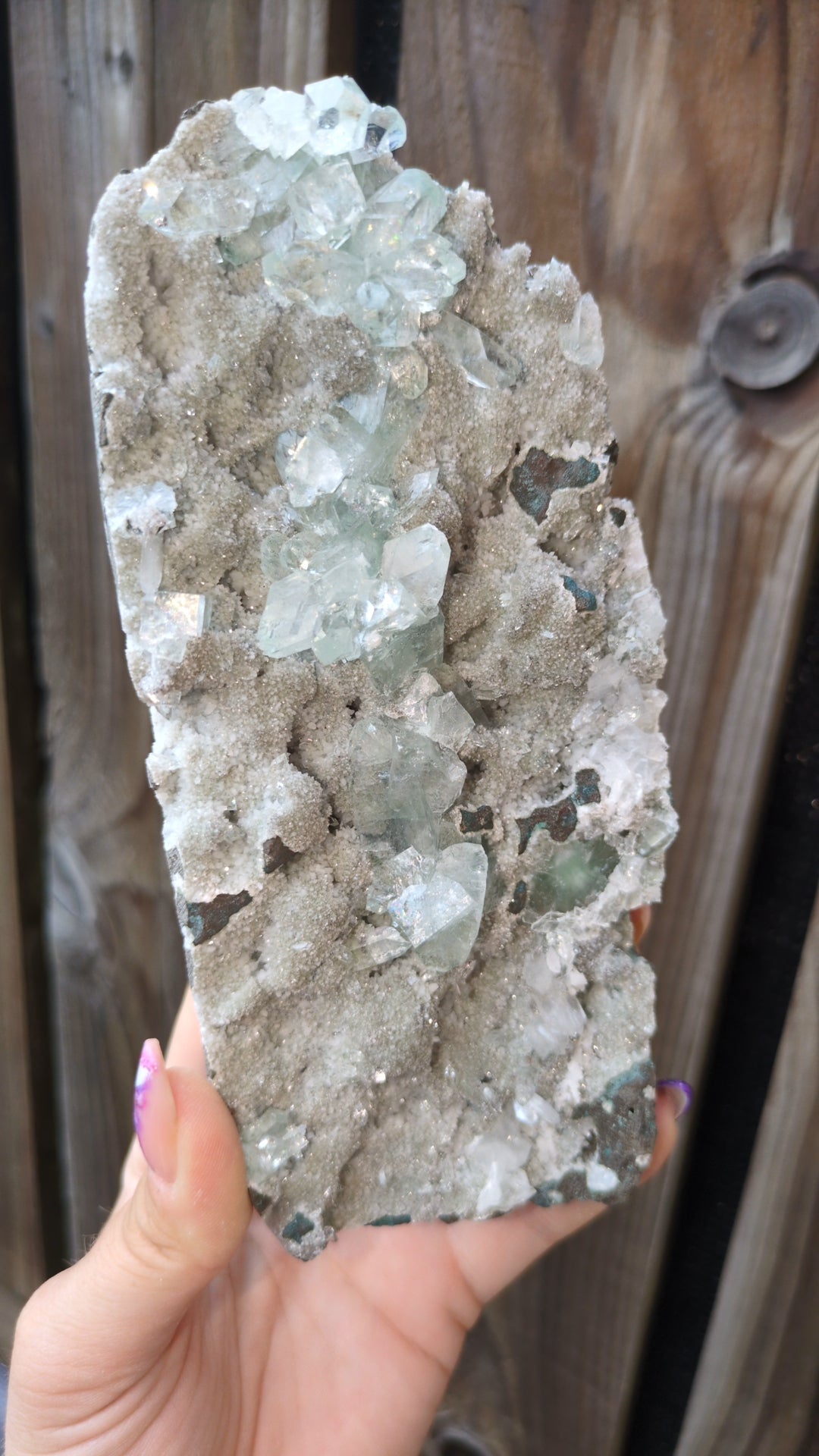 Icy Mint Apophyllite ✨ F
