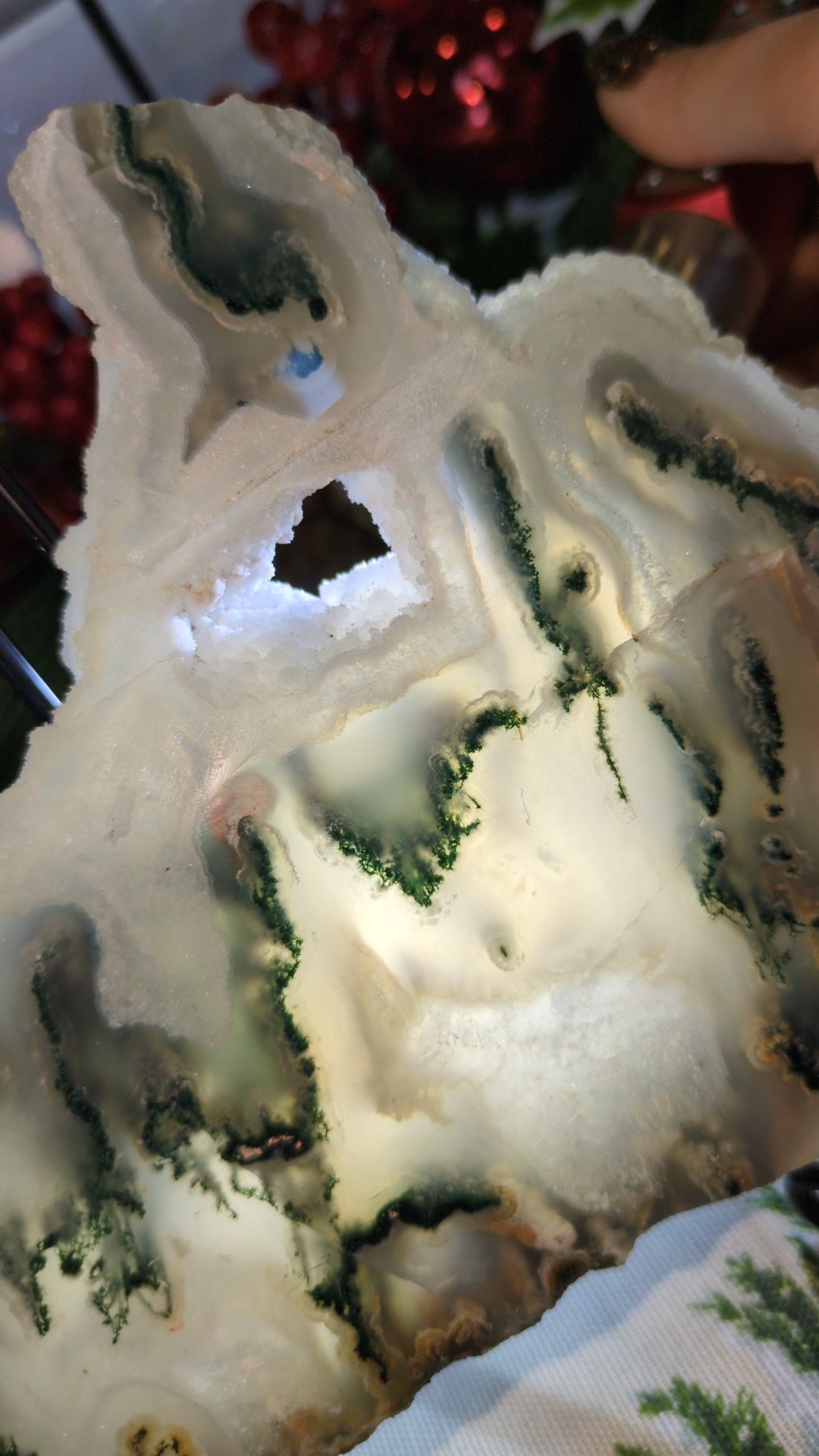 Moss agate slab B ✨