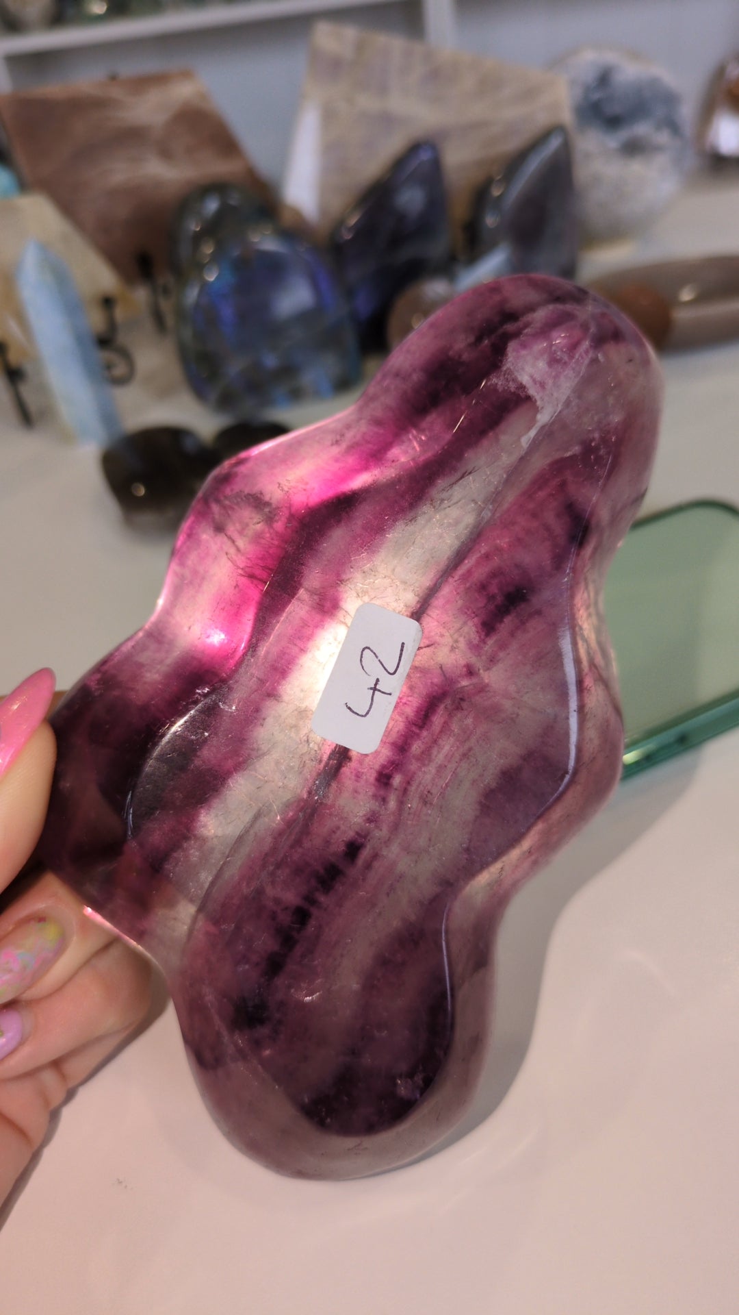 Purple banded flourite Bowl ✨