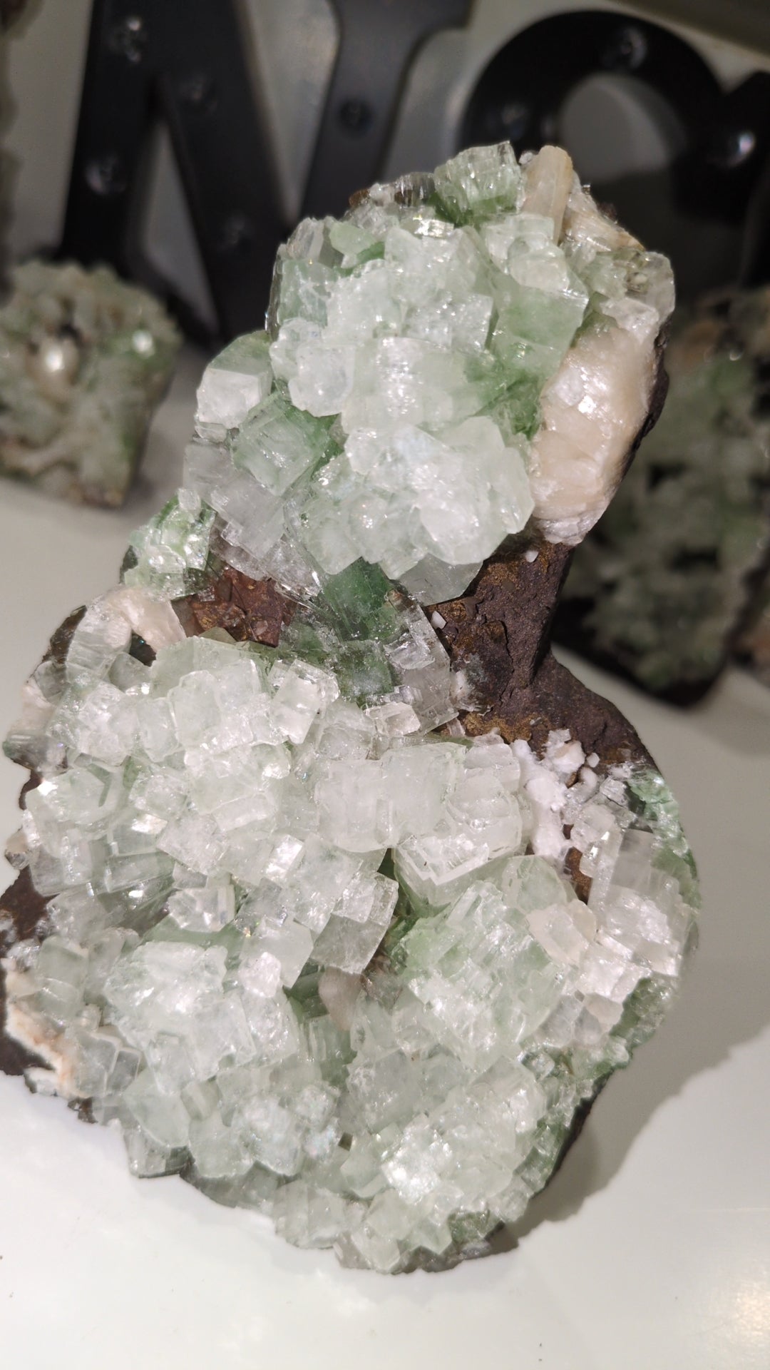 Green disco Apophyllite ✨ B