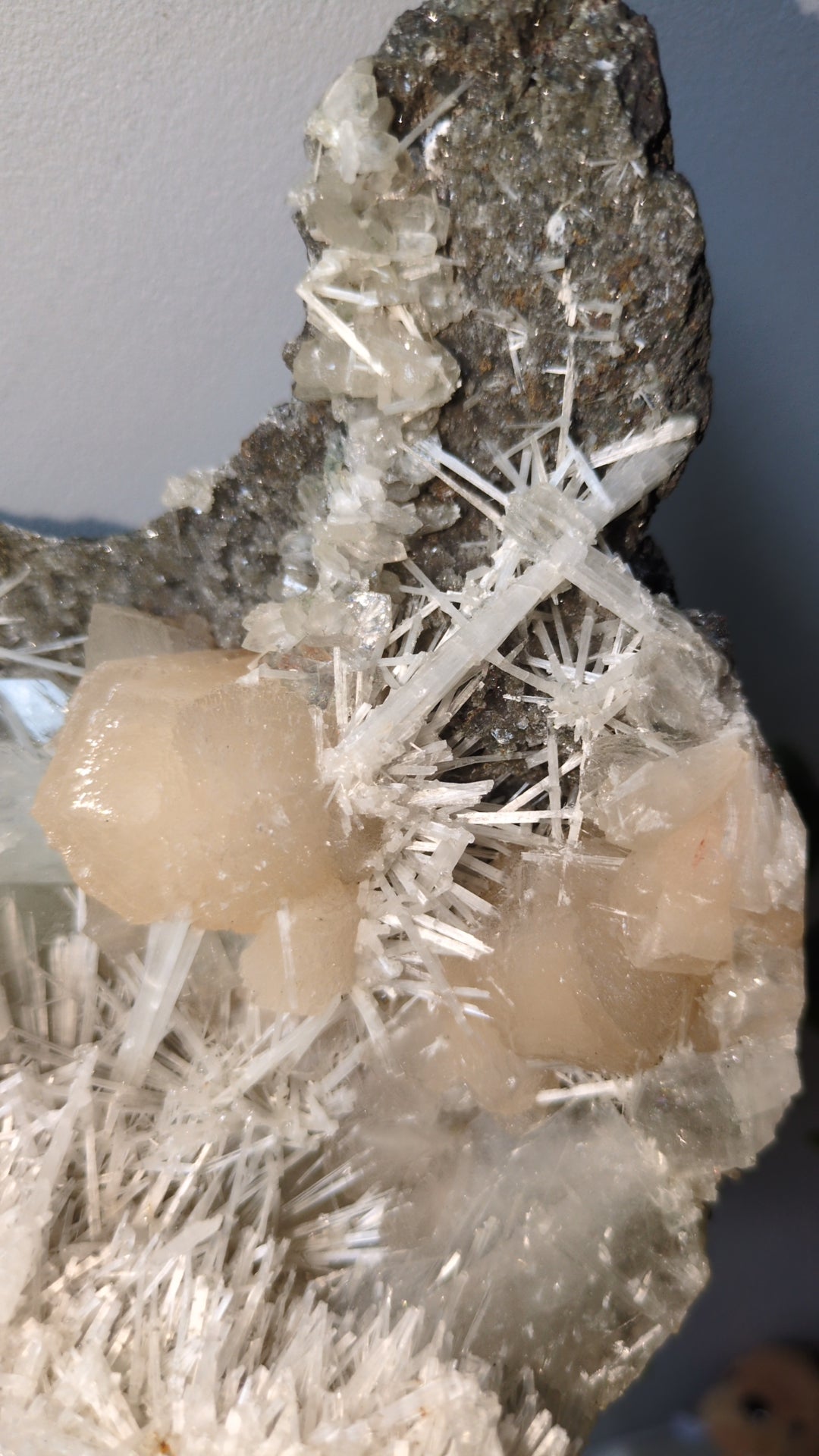 Scolecite Sprayed Apophyllite ✨ B2