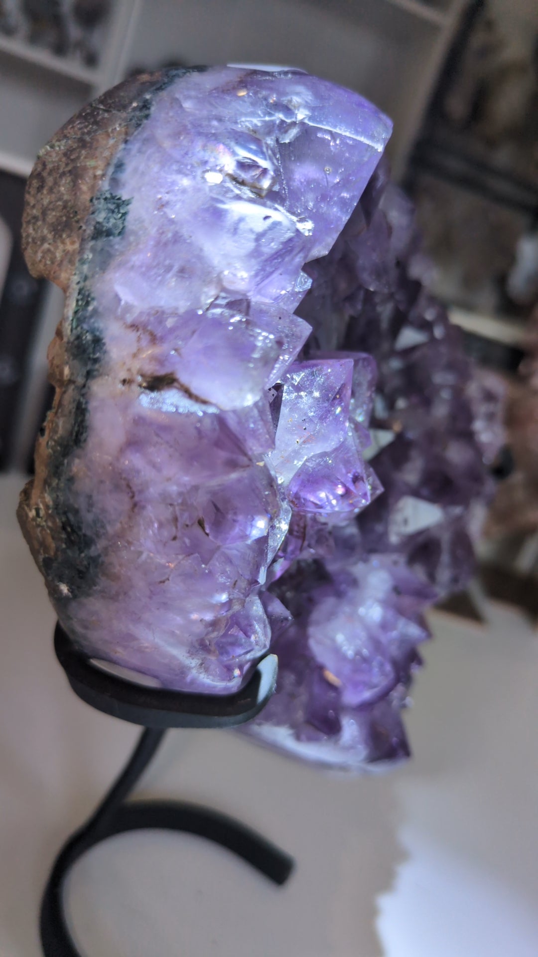 XxL amethyst cluster heart ❤️