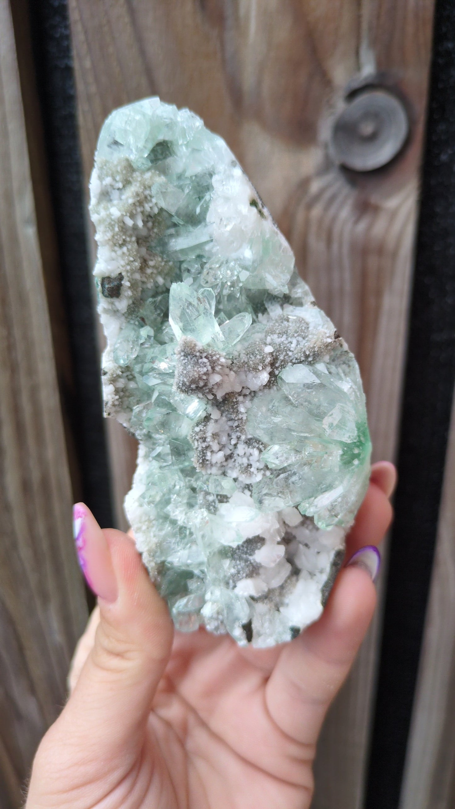 Icy Mint Apophyllite ✨ F
