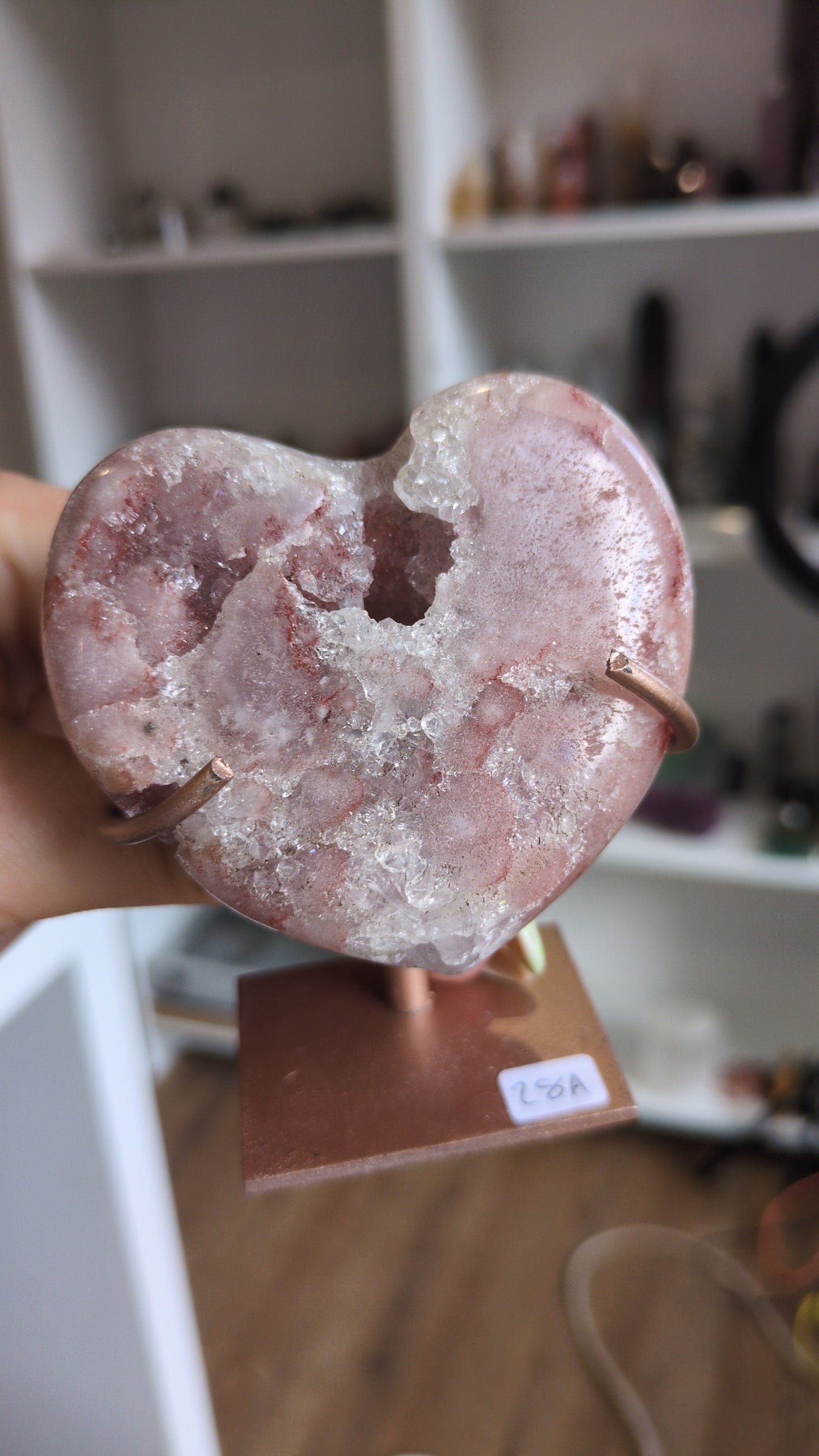 Pink amethyst heart (A) ✨