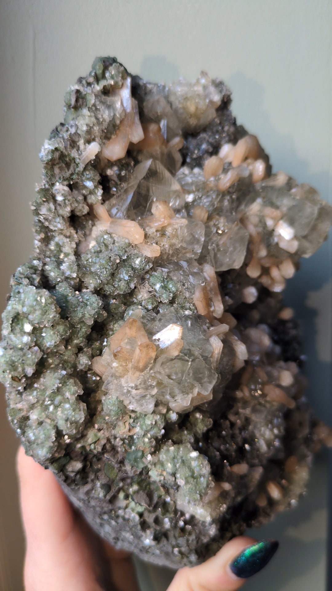 New Stilbite and Calcite specimen ✨ L